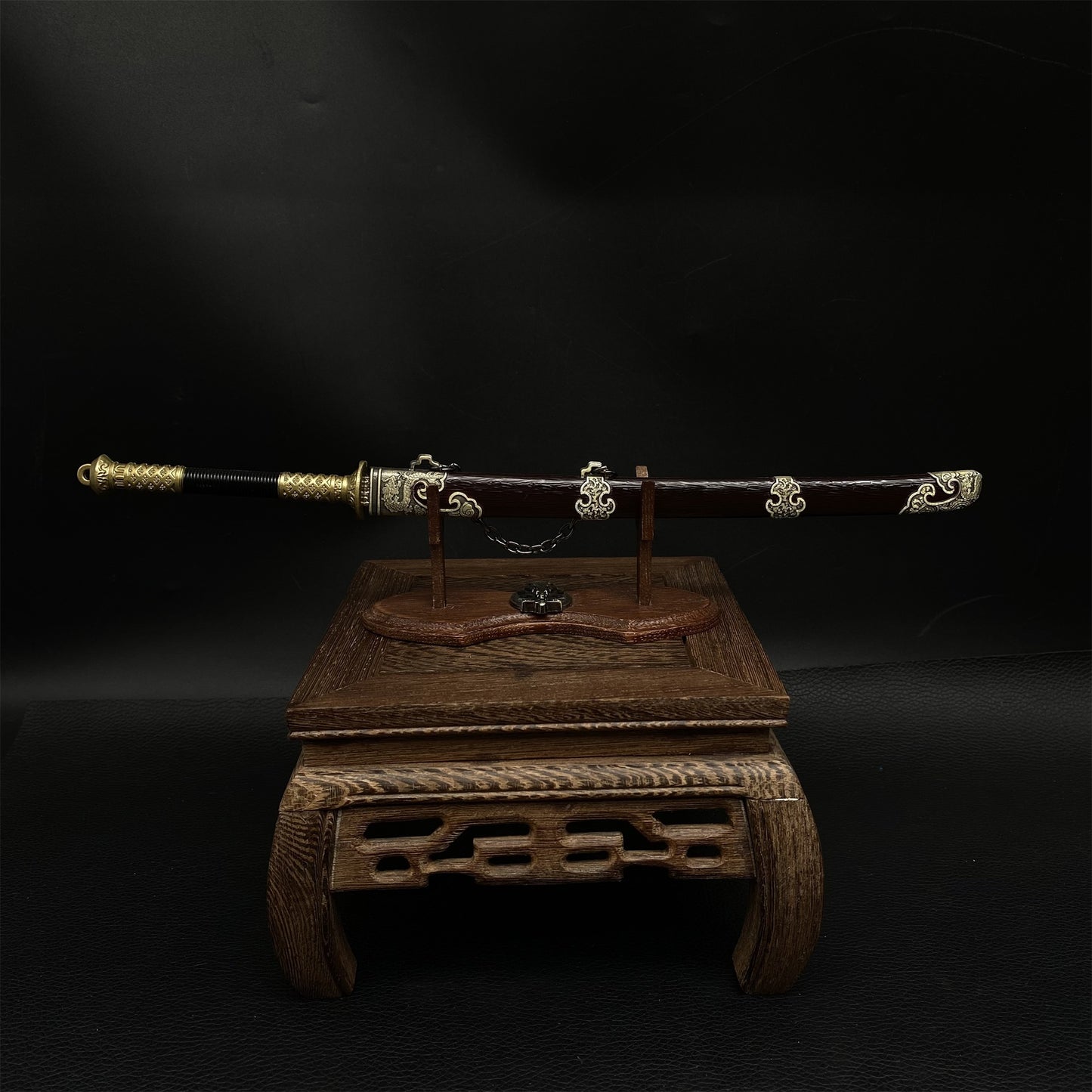Ancient Chinese Miao Dao Warrior Anti Japanese Pirate Weapon11.4'' Metal Replica