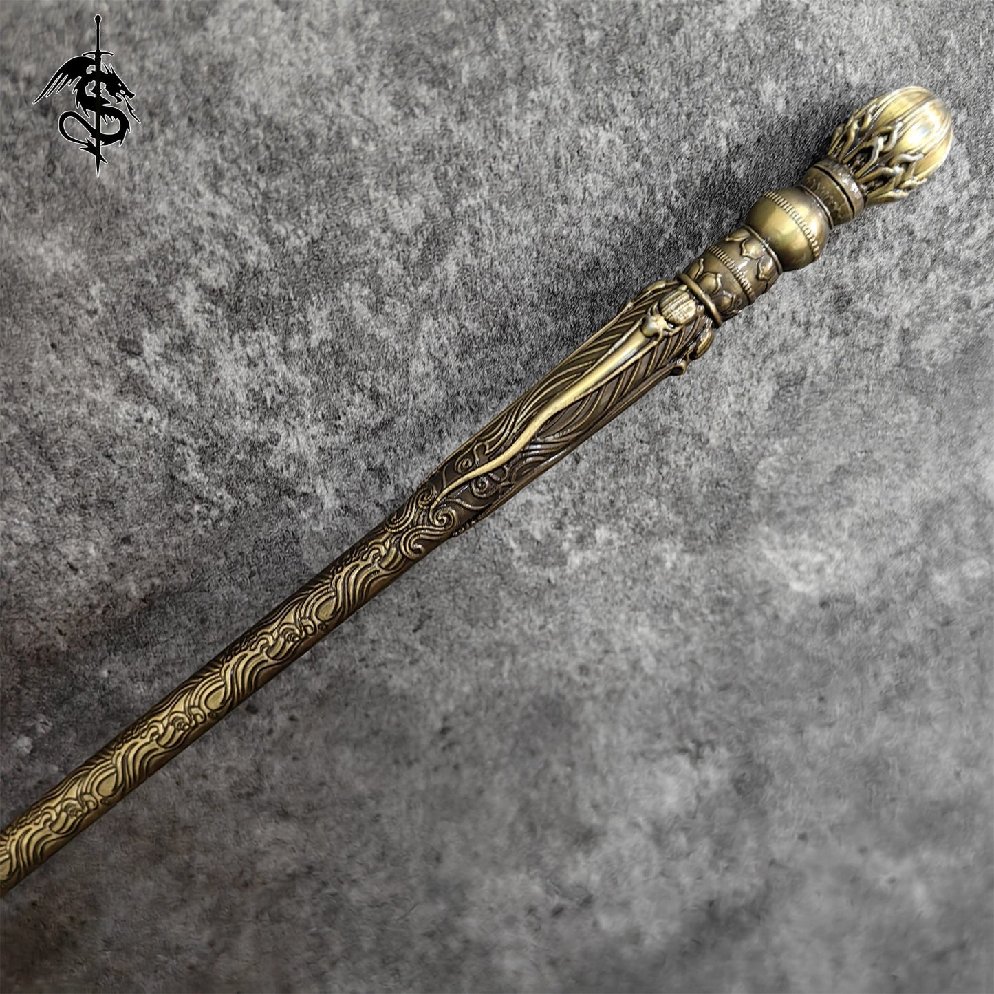 Metal Monkey King Bar 11.8" Wukong Ruyi Jingu Bang