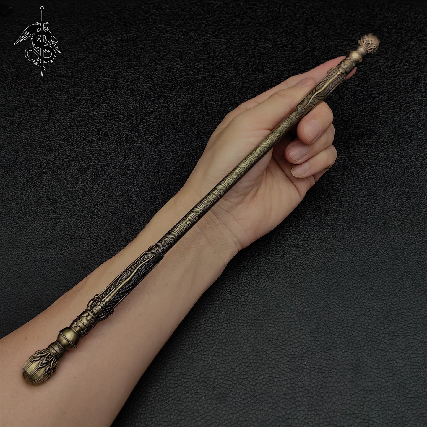 Metal Monkey King Bar 11.8" Wukong Ruyi Jingu Bang