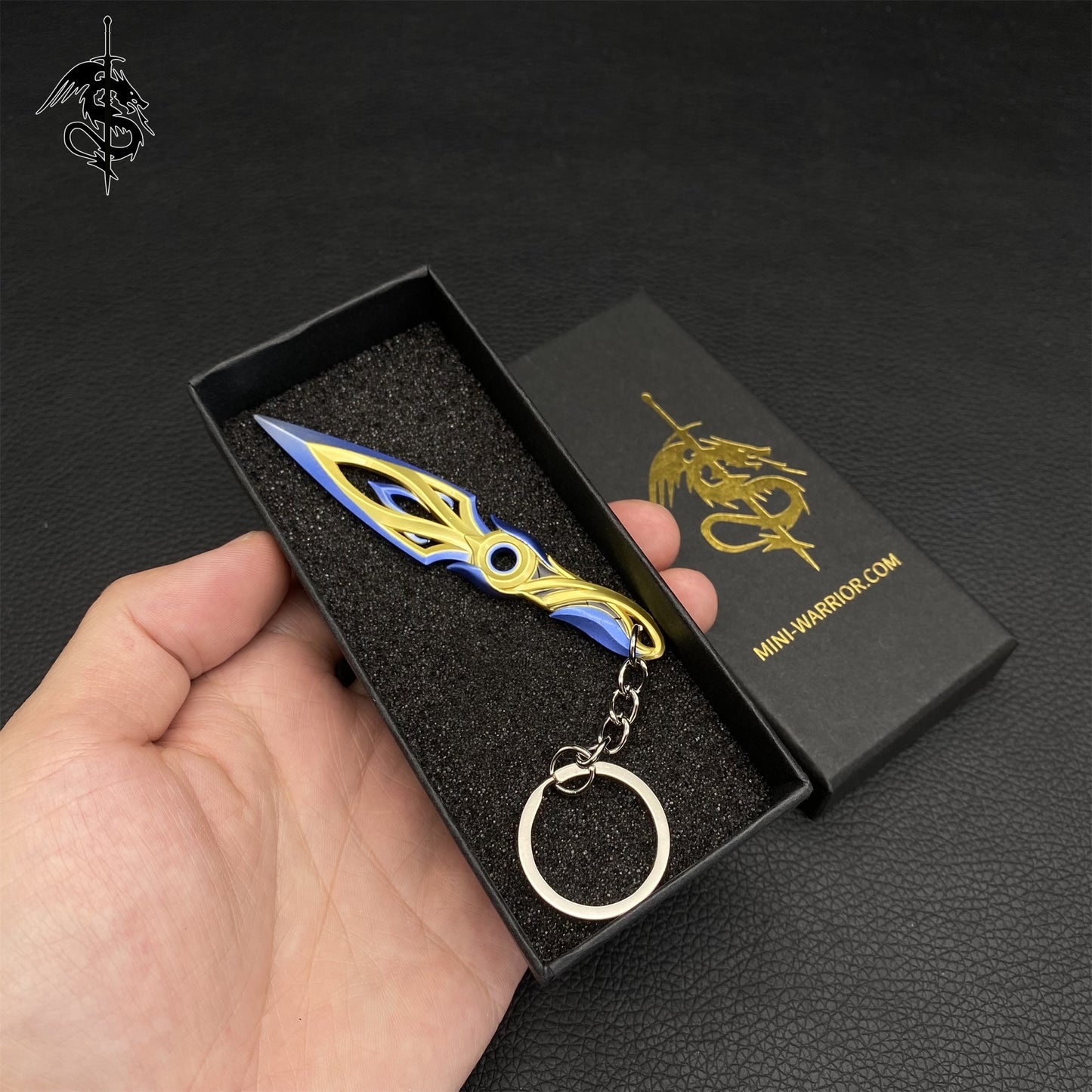 Mini Mystbloom Kunai Metal keychain