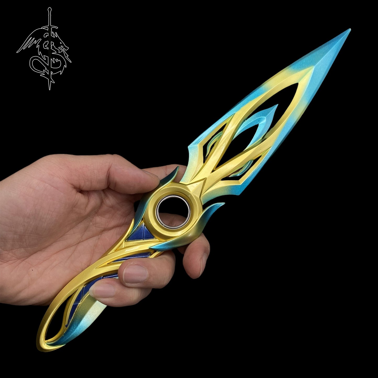 28CM/11" Mystbloom Kunai Metal Game Knife