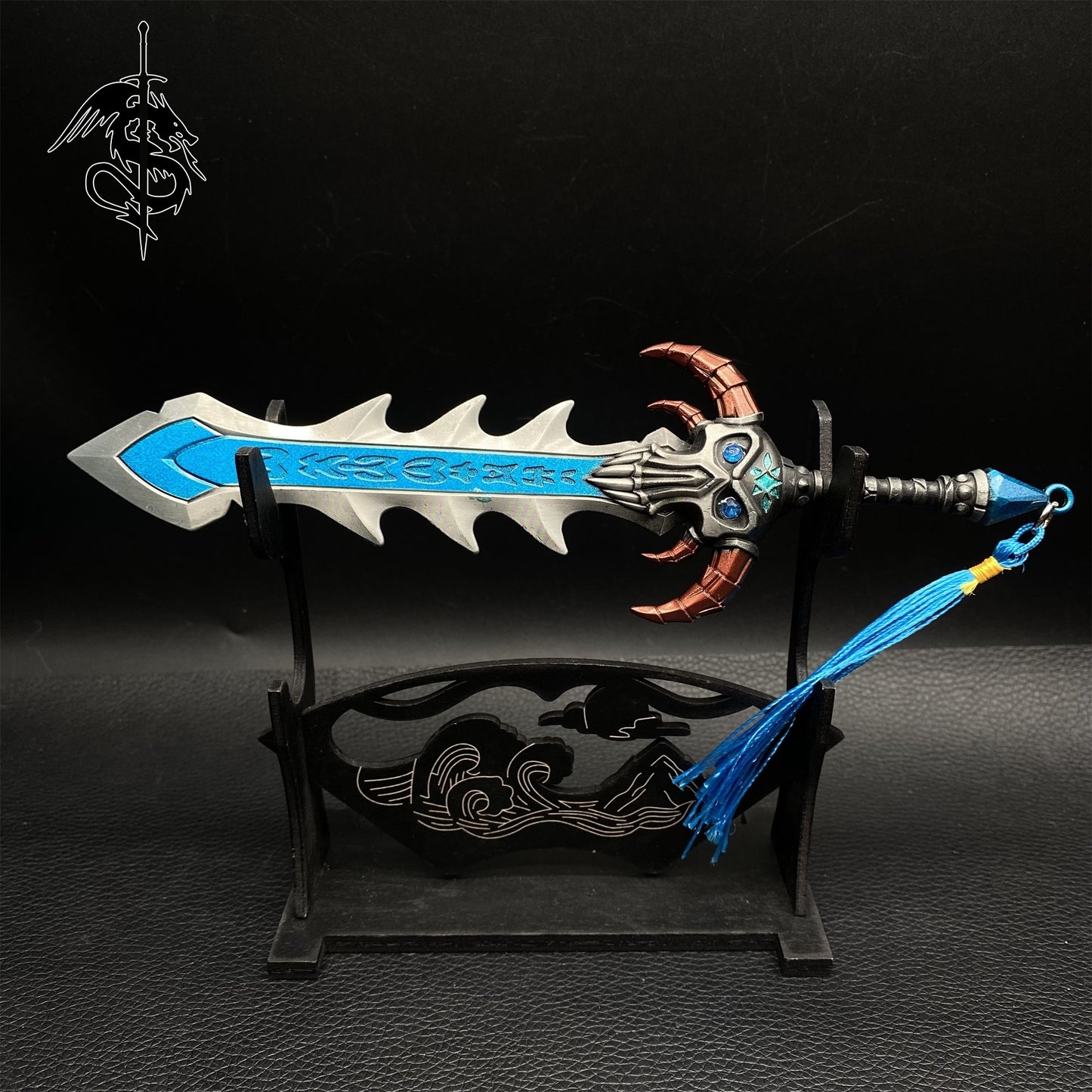 WOW Naxxramas Undead Killer Sword Metal Miniature