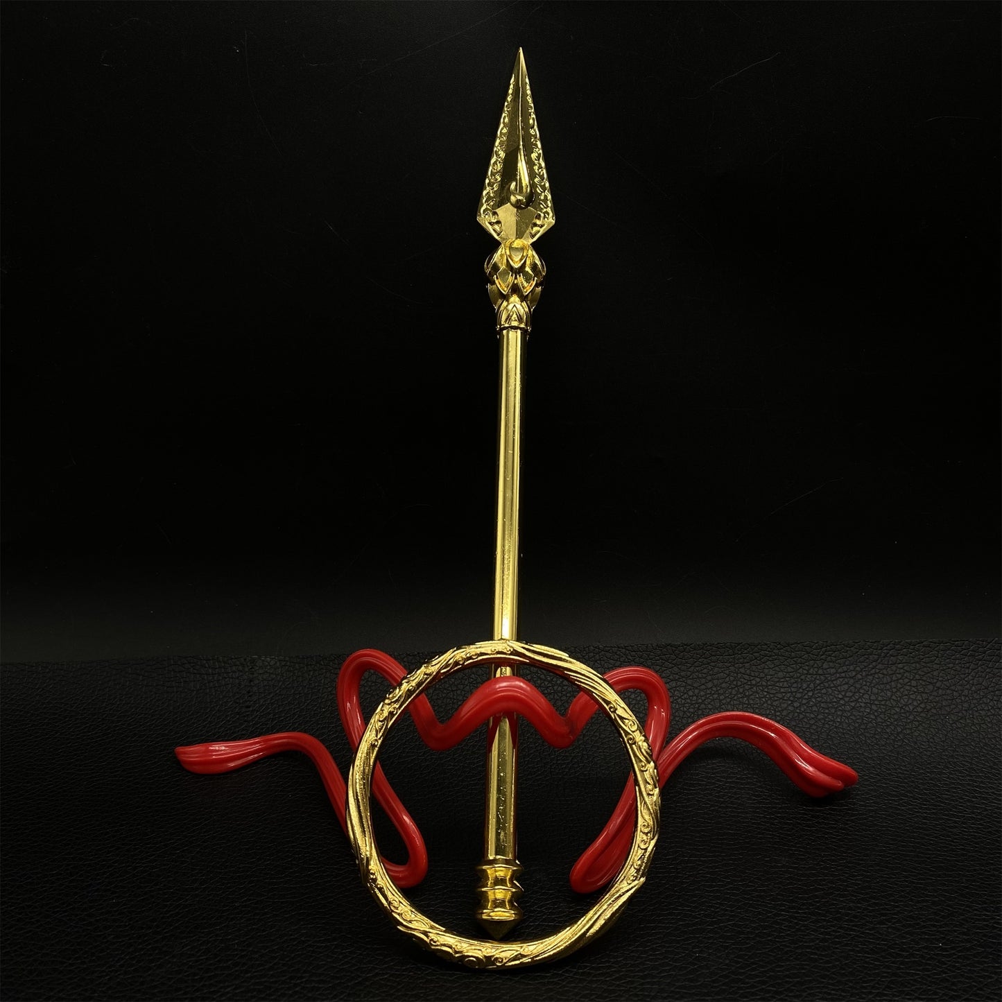 Ne Zha Fire Tipped Spear Universe Ring Red Armillary Sash Replicas 3 In 1 Pack