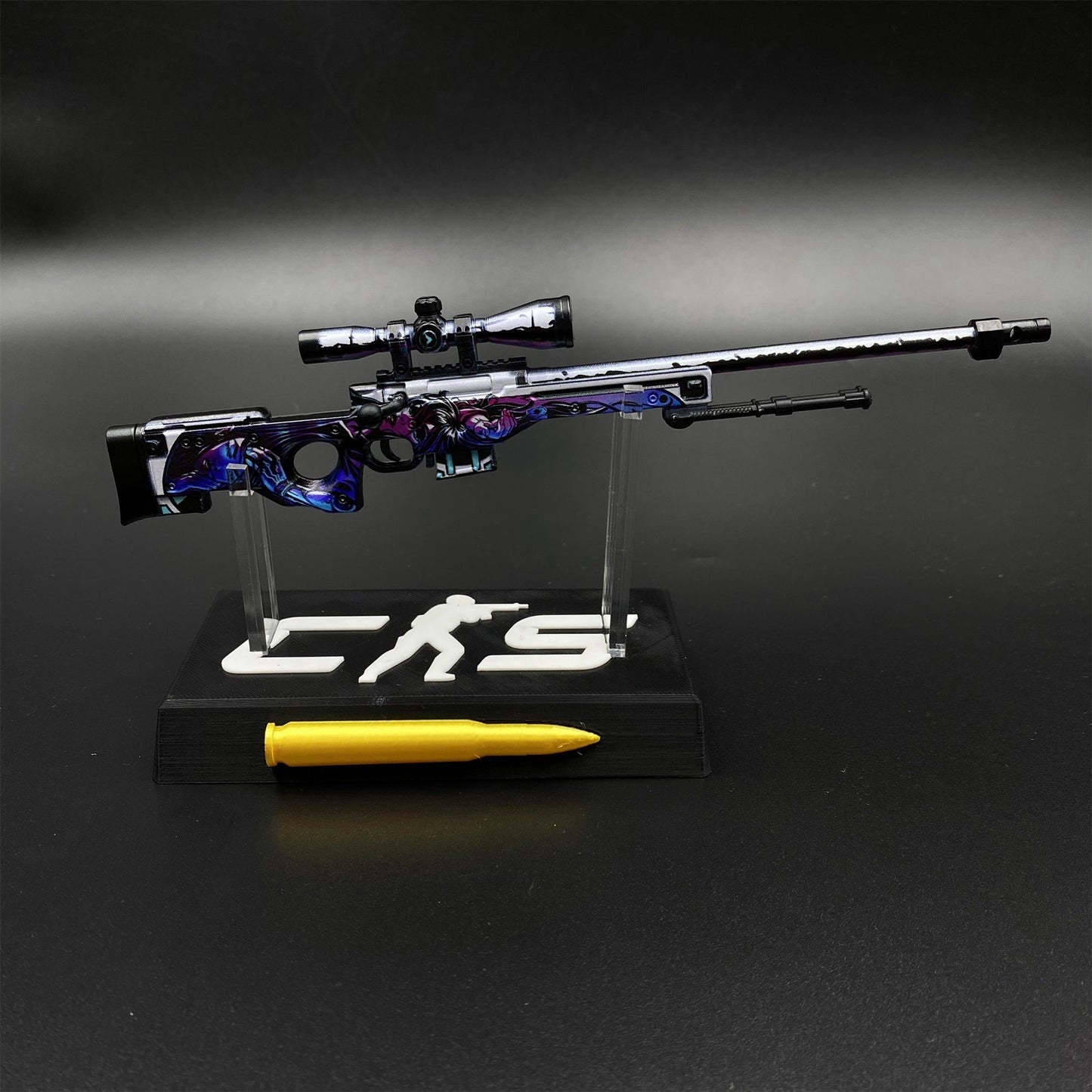 Hot Game CS2 Neo-Noir AWP Metal Replica Game Prop Collectible