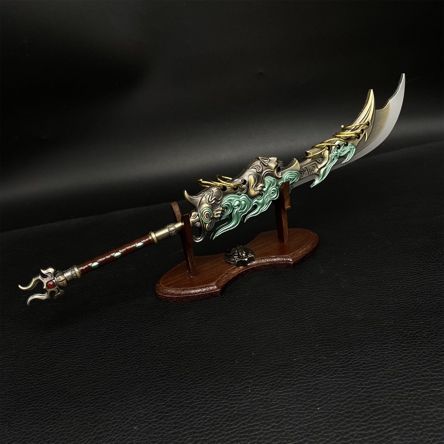 Game Peripherals Zhu Yin Nine-ring Broadsword Metal Replica