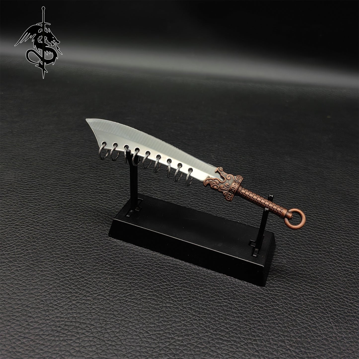 Mini EDC Nine-ring Broadsword Tiny Out Tool Knife