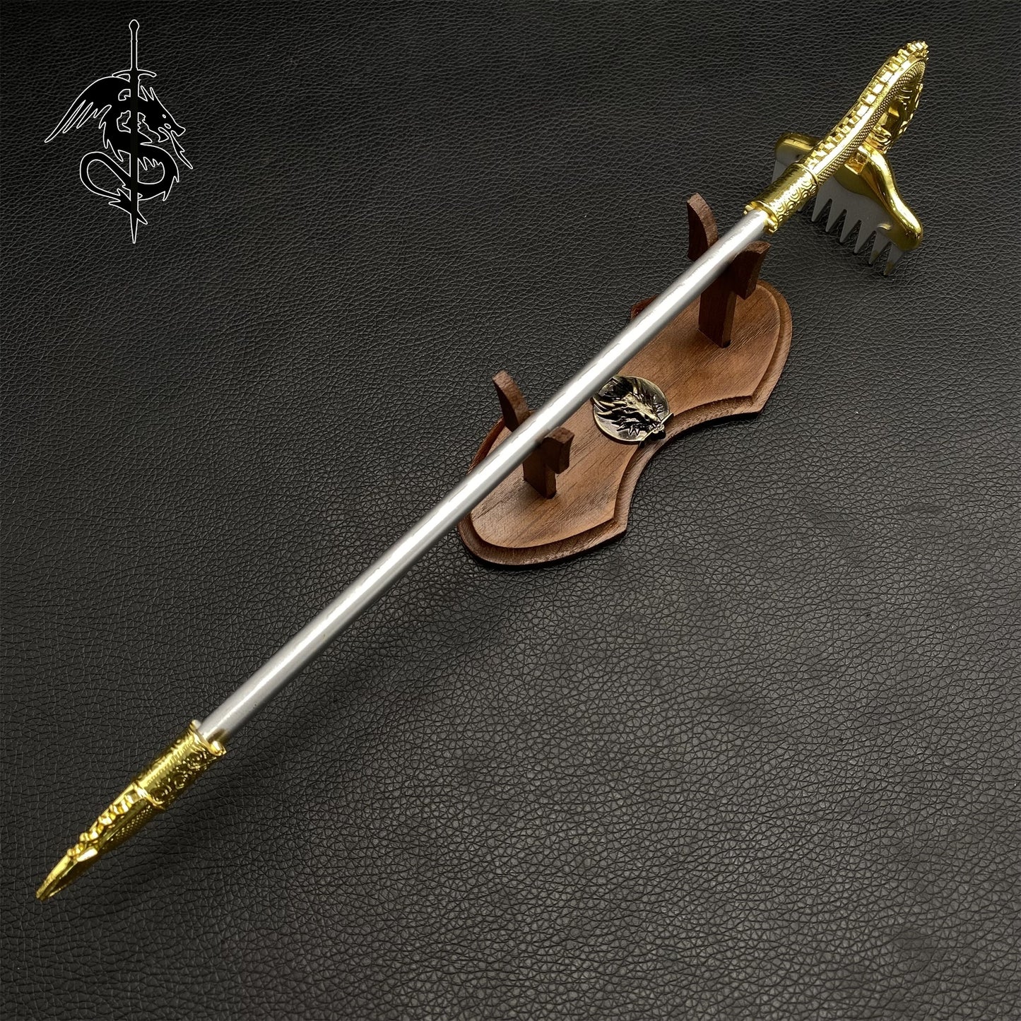 Black Myth :Wukong Nine-tooth Iron Rake Metal Replica
