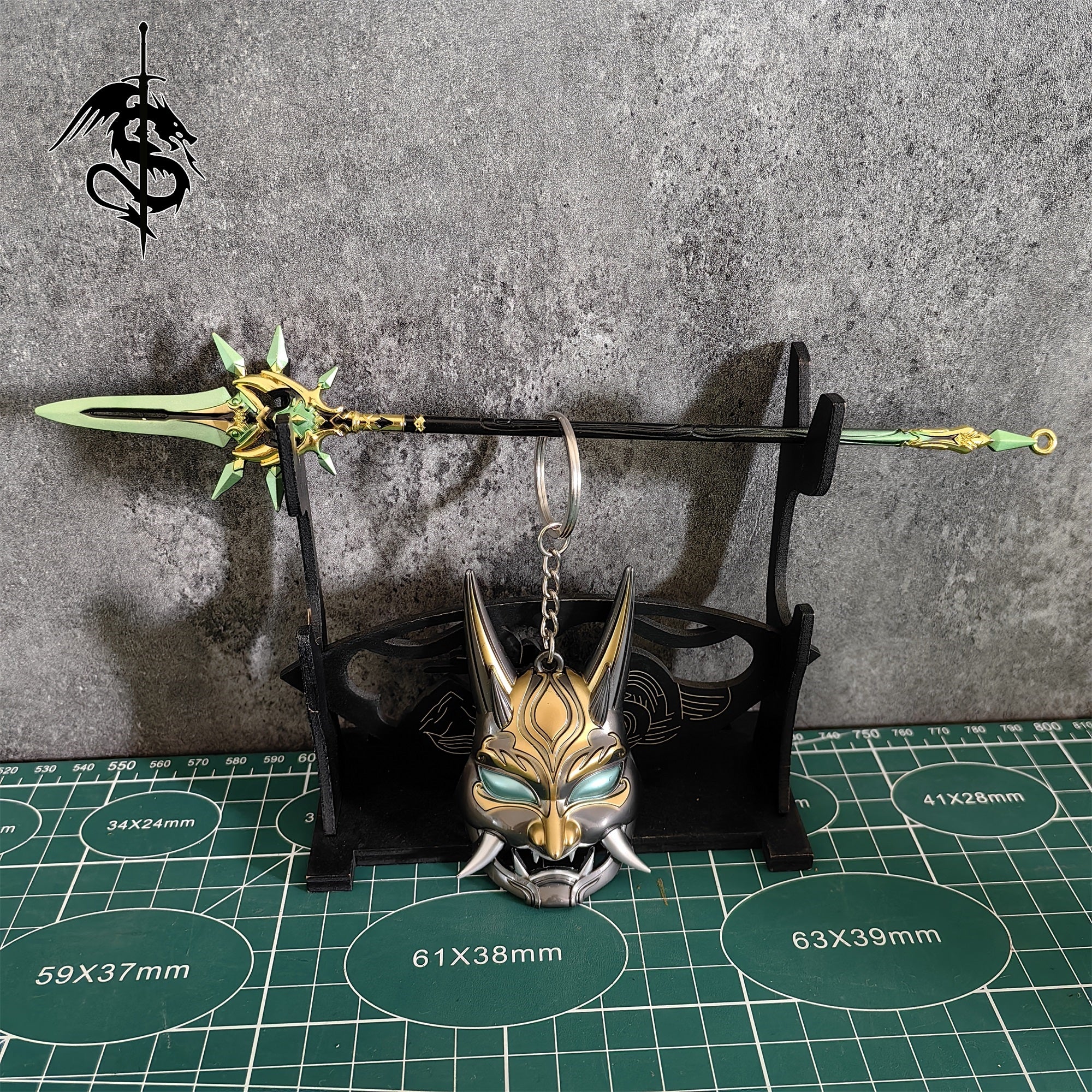 Xiao Mask Primordial Jade Winged Spear 2 In 1 Pack Miniwarrior xiao-mask-primordial-jade-winged-spear-2-in-1-pack-miniwarrior