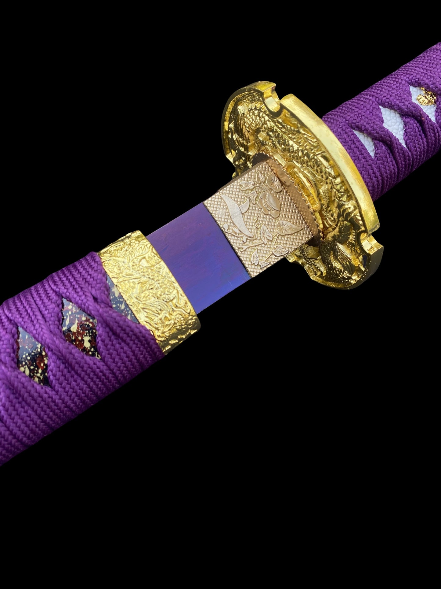 Japanese Katana Life-size Purple River Katana Replica