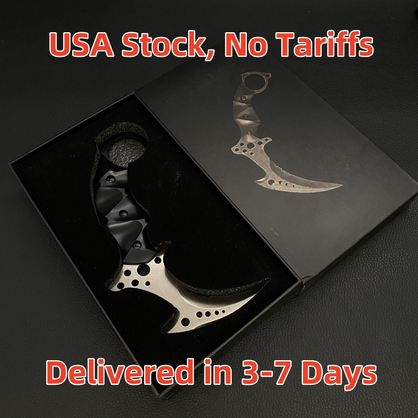 Life-Size Re8 Chris Karambit Metal Replica USA Stock