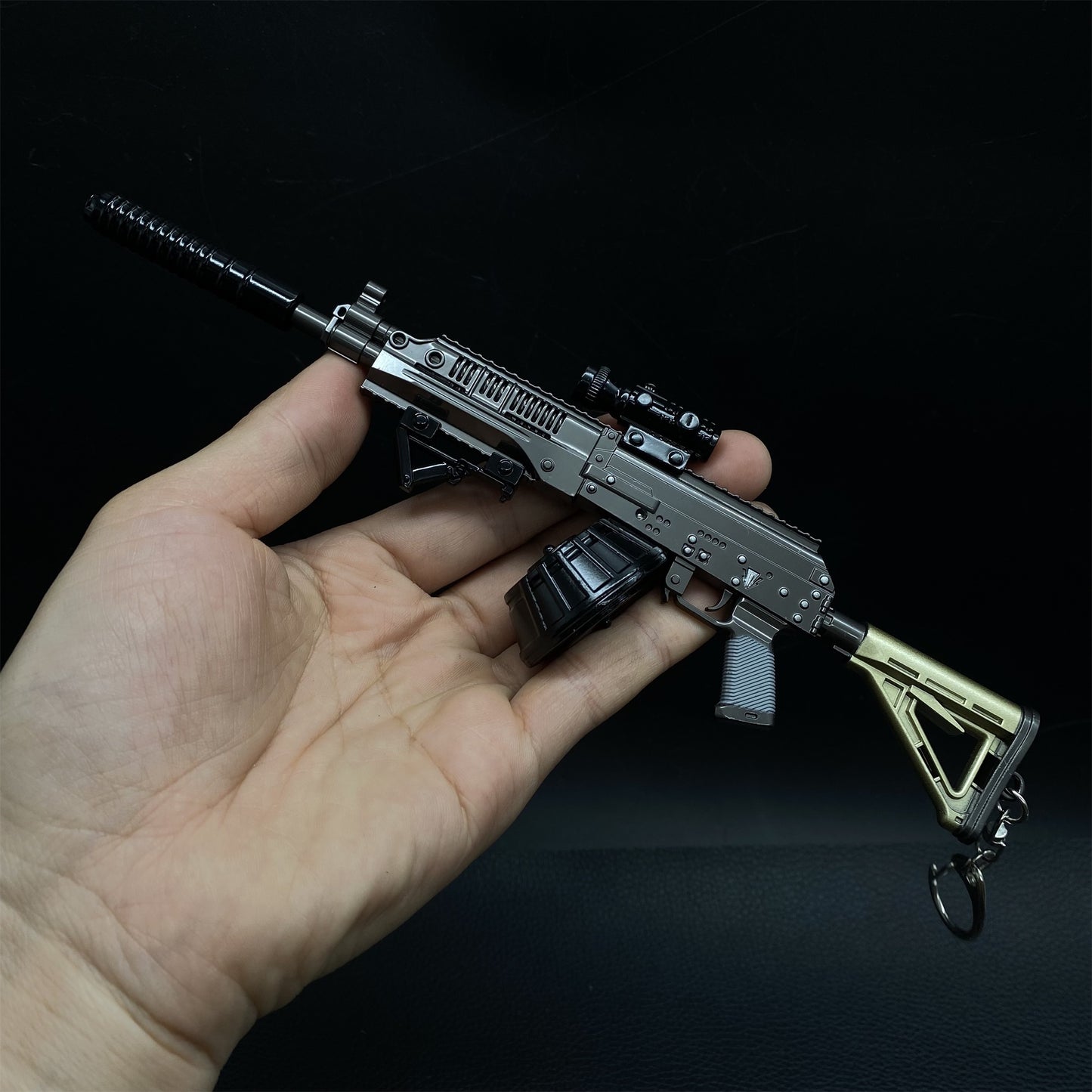 Tiny RPK16 Machine Gun Metal Replica