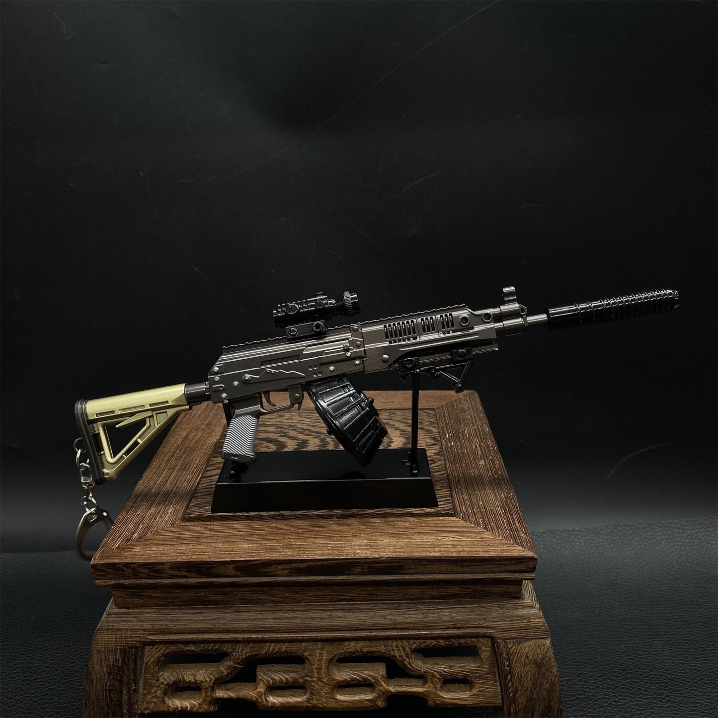 Tiny RPK16 Machine Gun Metal Replica