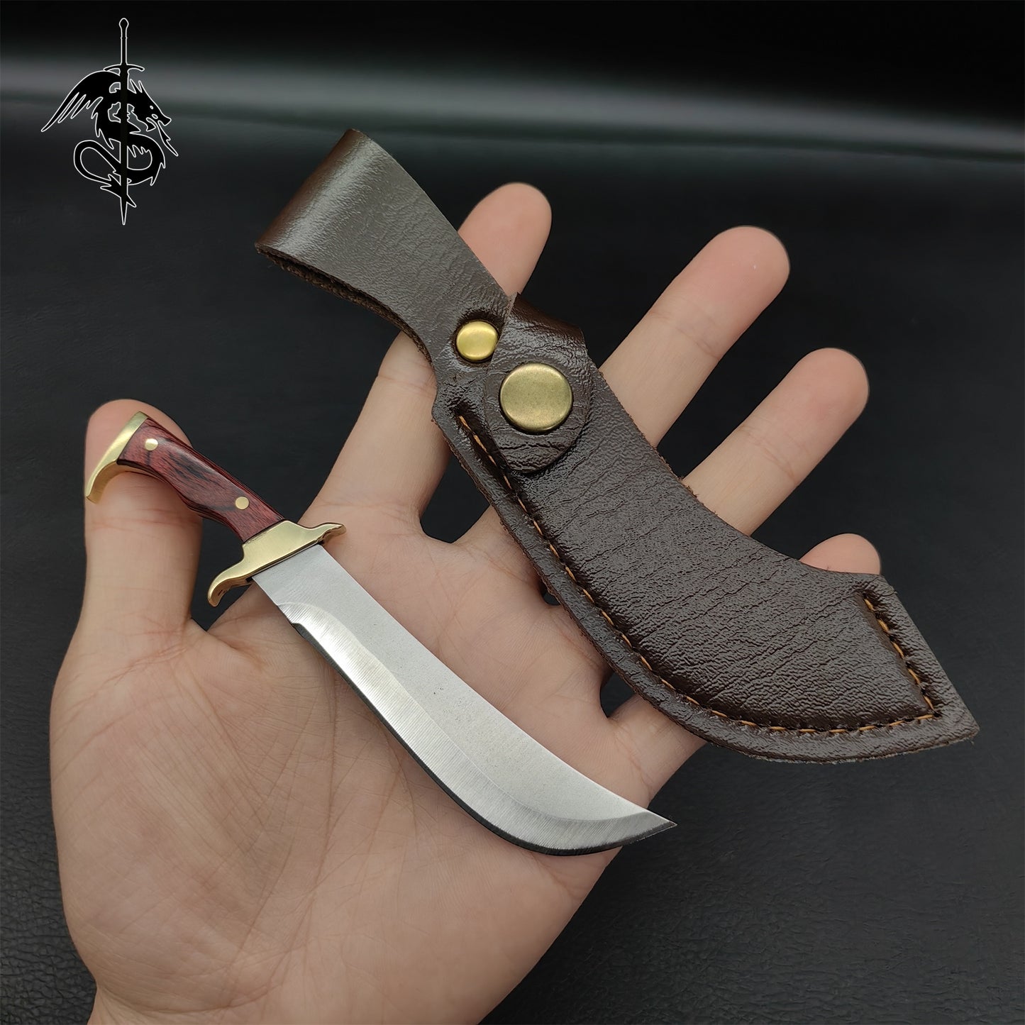 Rambo Hunting Knife EDC Out Tool Sharp Knife USA Stock