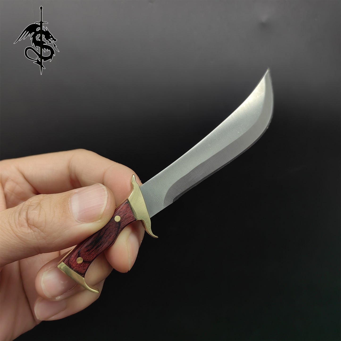 Rambo Hunting Knife EDC Out Tool Sharp Knife USA Stock