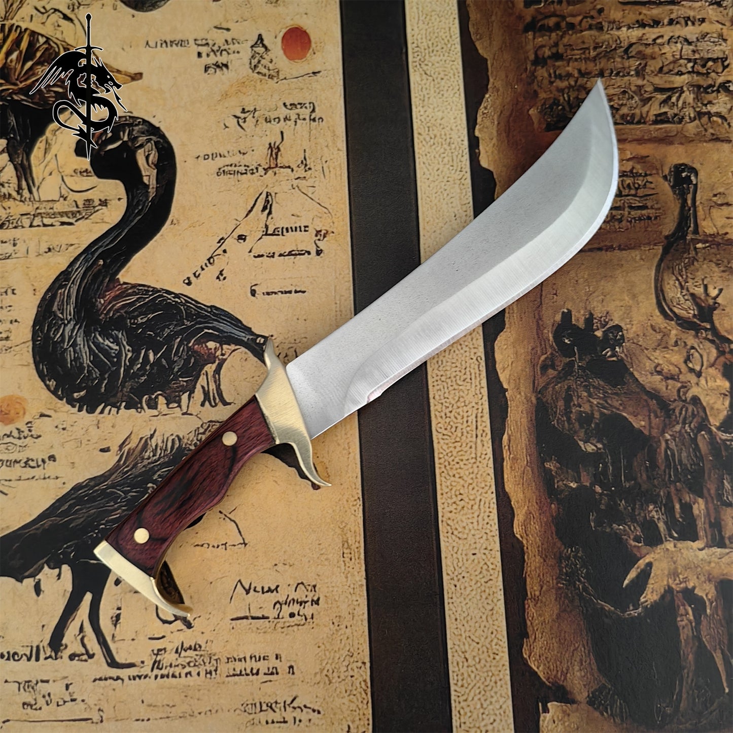 Rambo Hunting Knife EDC Out Tool Sharp Knife USA Stock