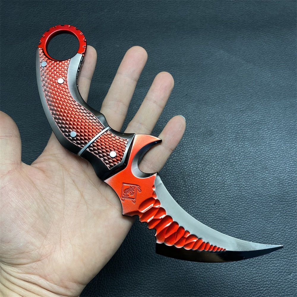 22CM Red Owl Karambit Metal Replica