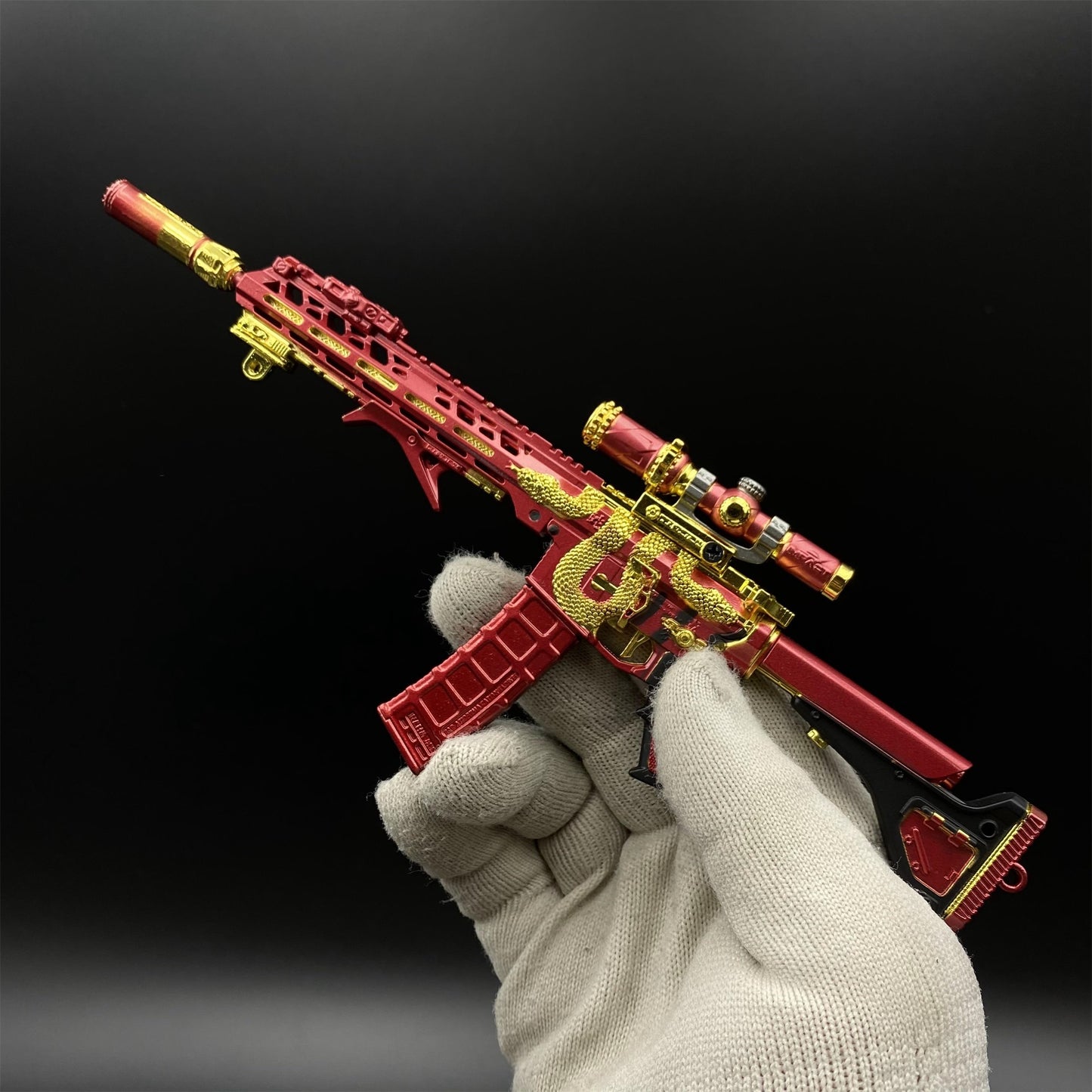 Delta Force Year of Snake Skin M4A1 Metal Miniature