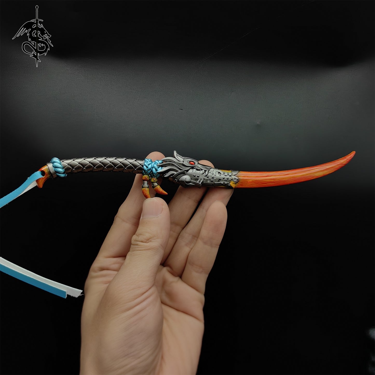 Cool Reddened Bones Dagger Metal Replica