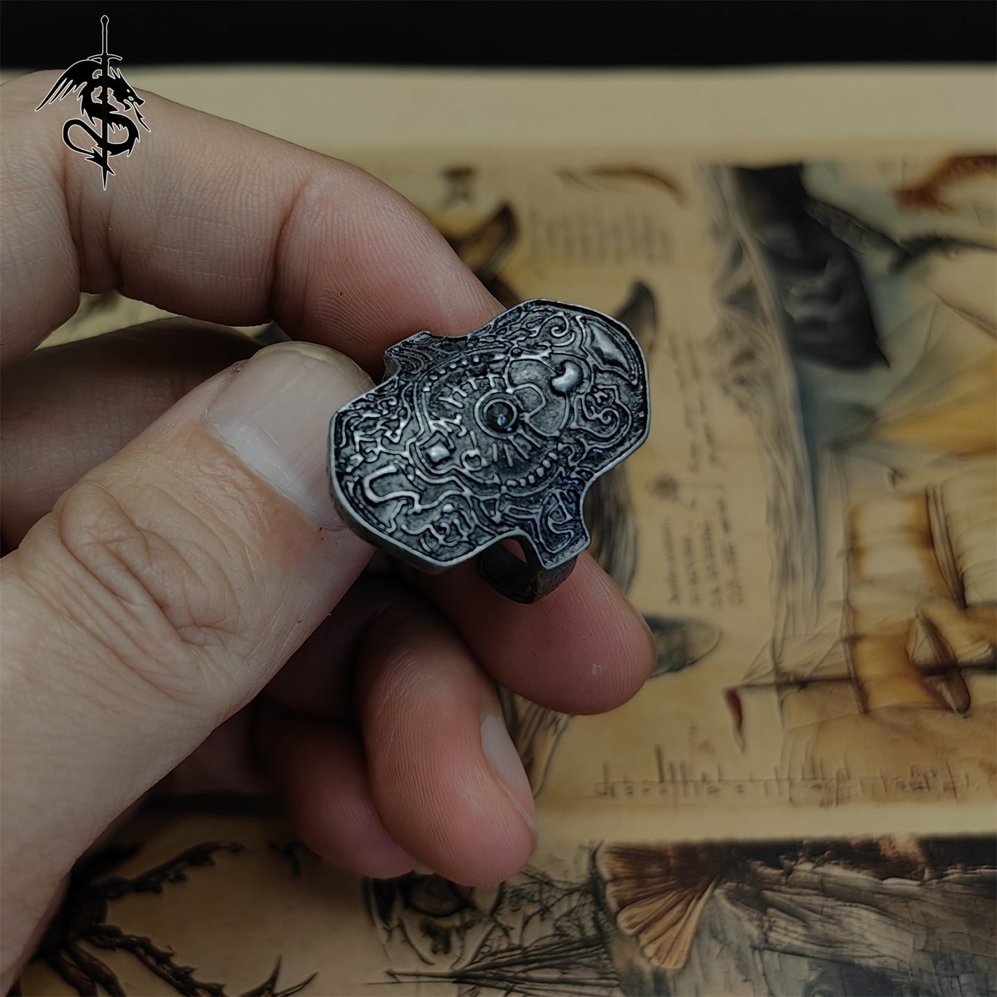 Ring of Steel Protection Alloy Open Ring Cool Gamer Gift