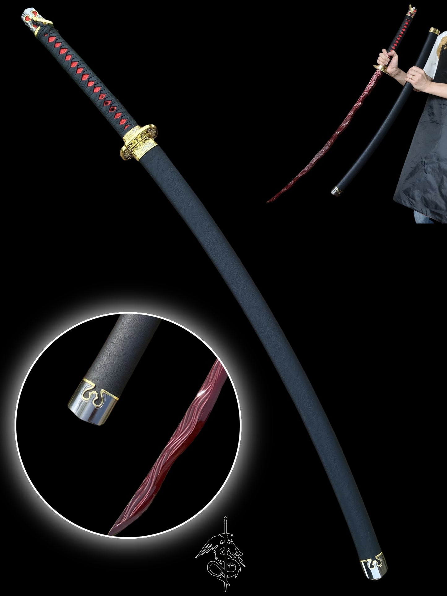 ER Game Rivers of Blood Katana Metal Replica