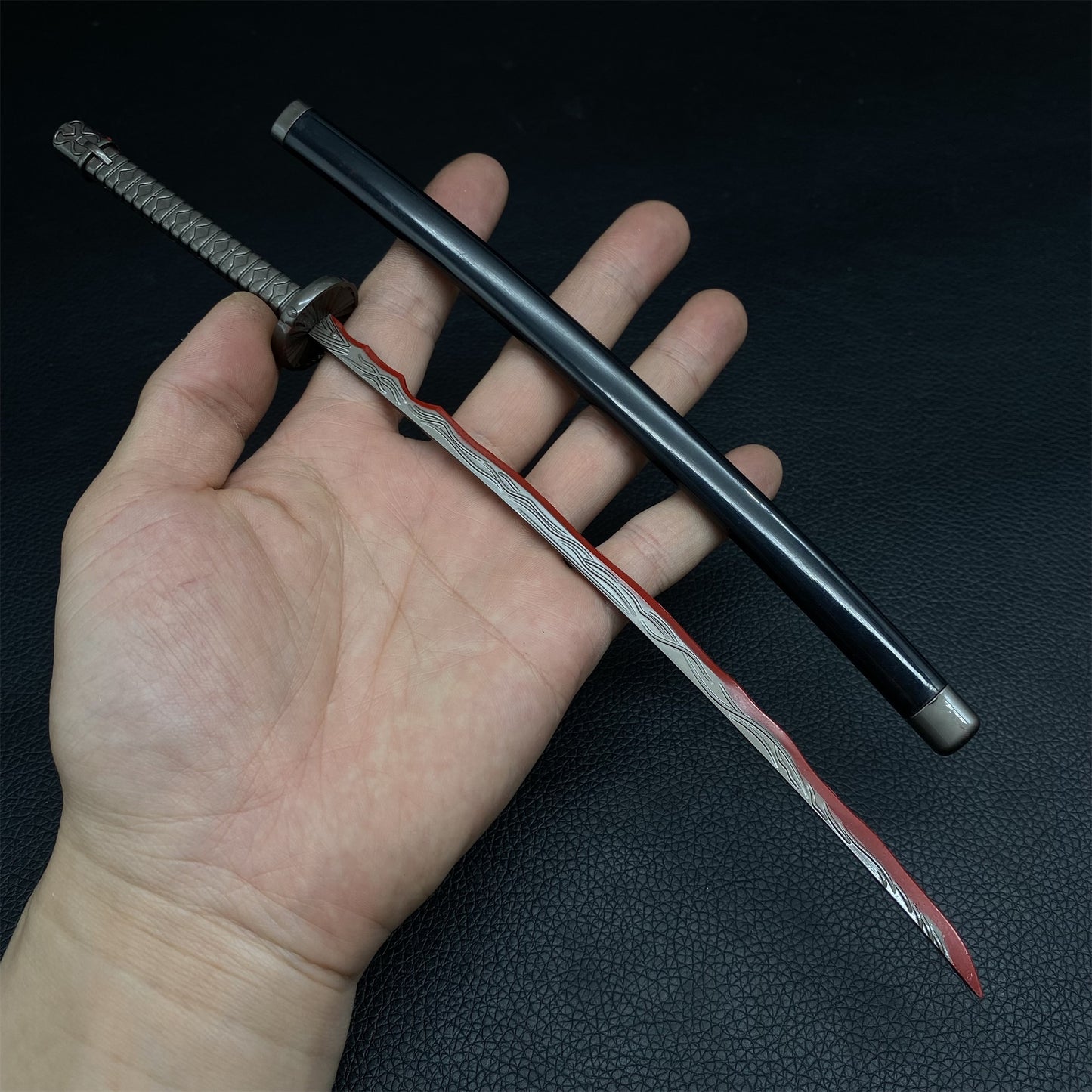 ER Rivers of Blood Katana Metal Replica Miniature With Gift Box