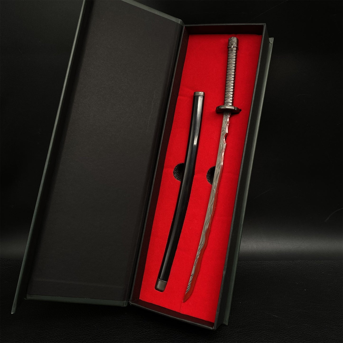 ER Rivers of Blood Katana Metal Replica Miniature With Gift Box