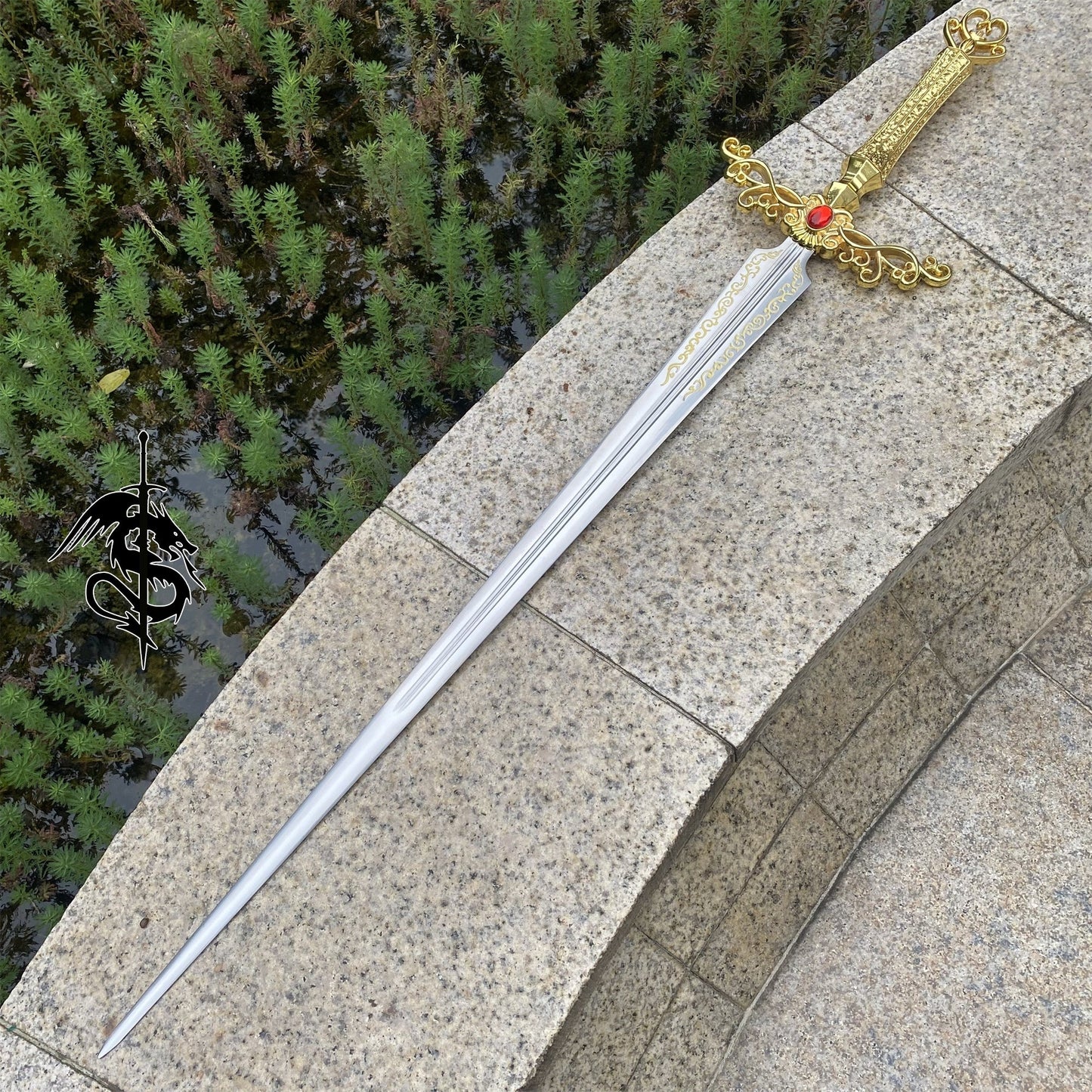 ER Game Rogier's Rapier Sword Life-Size Steel Replica