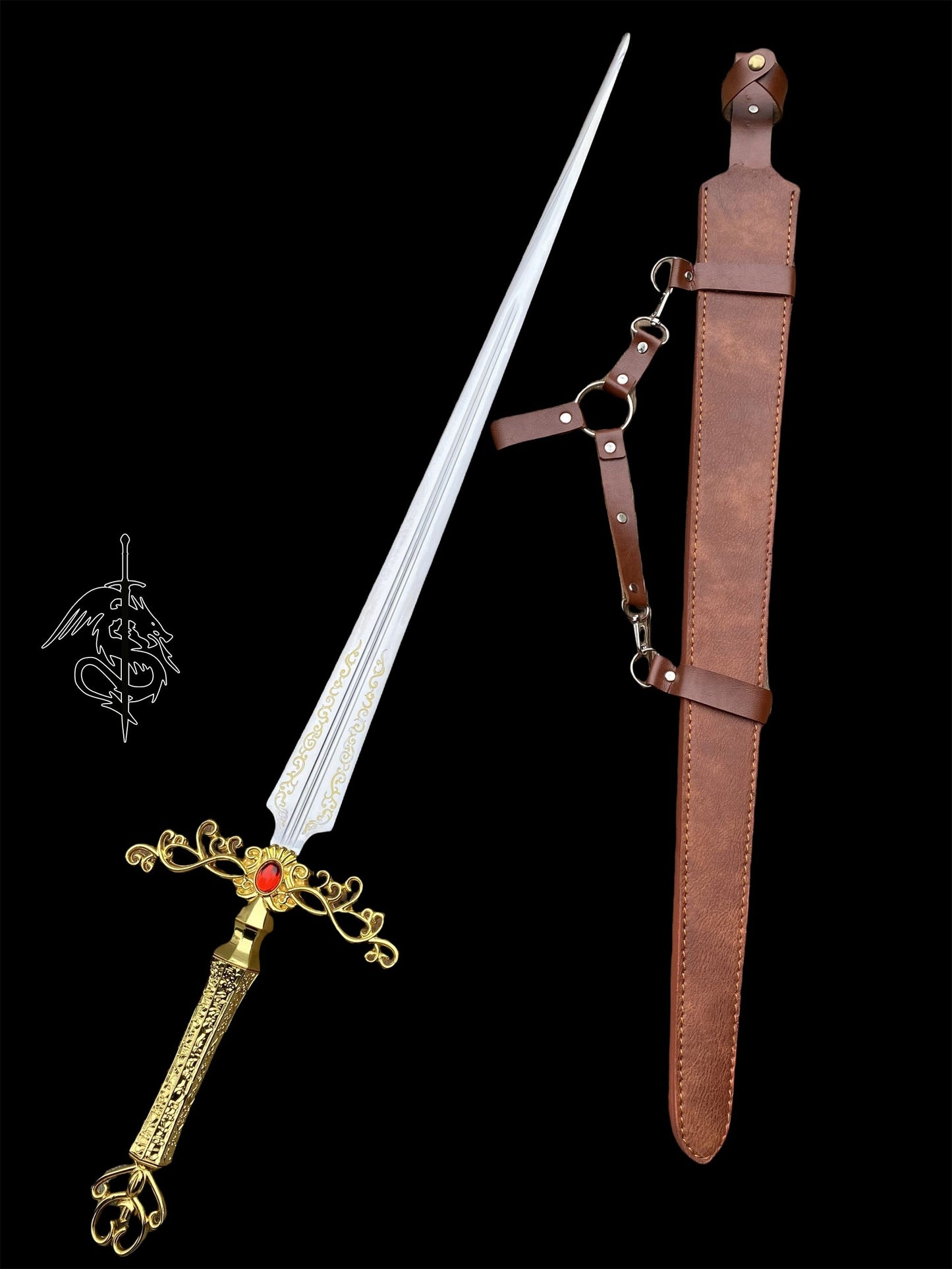 ER Game Rogier's Rapier Sword Life-Size Steel Replica