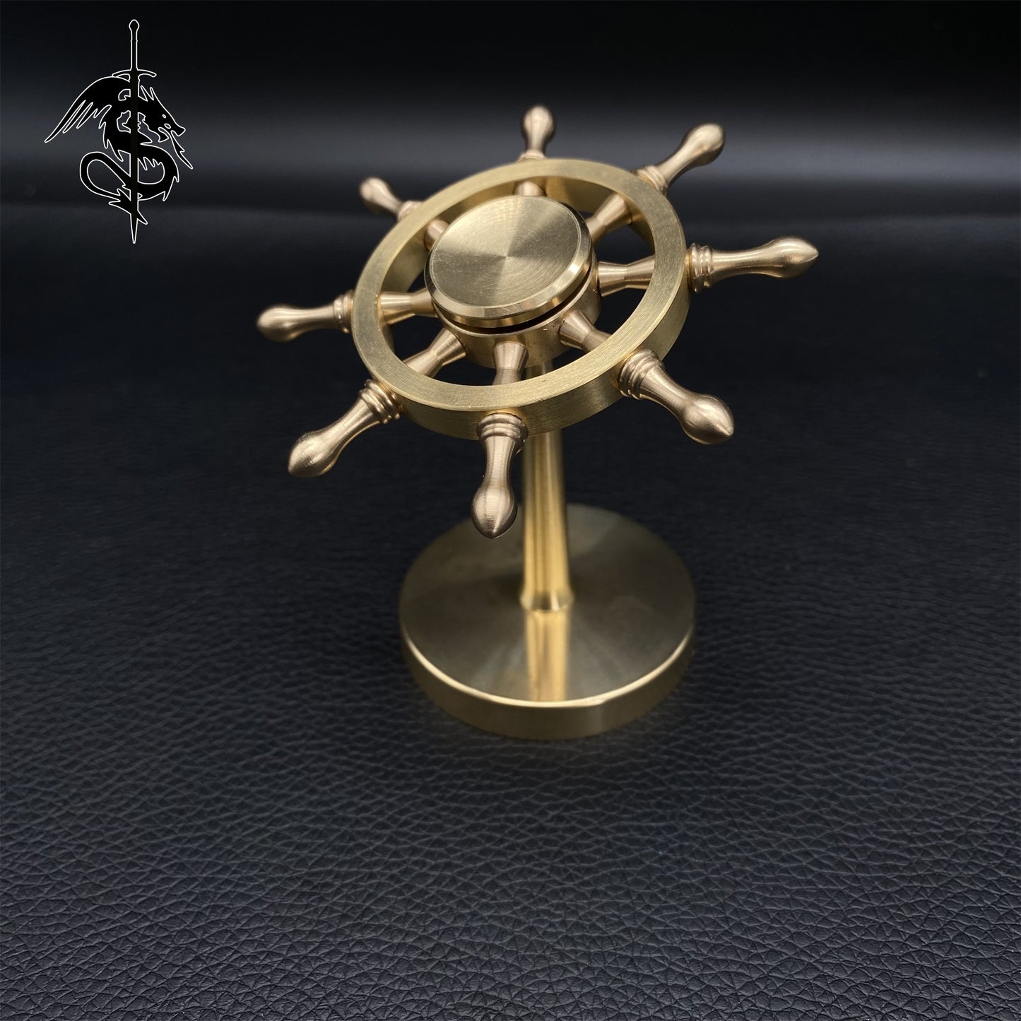 Brass Rotating Rudder Toy