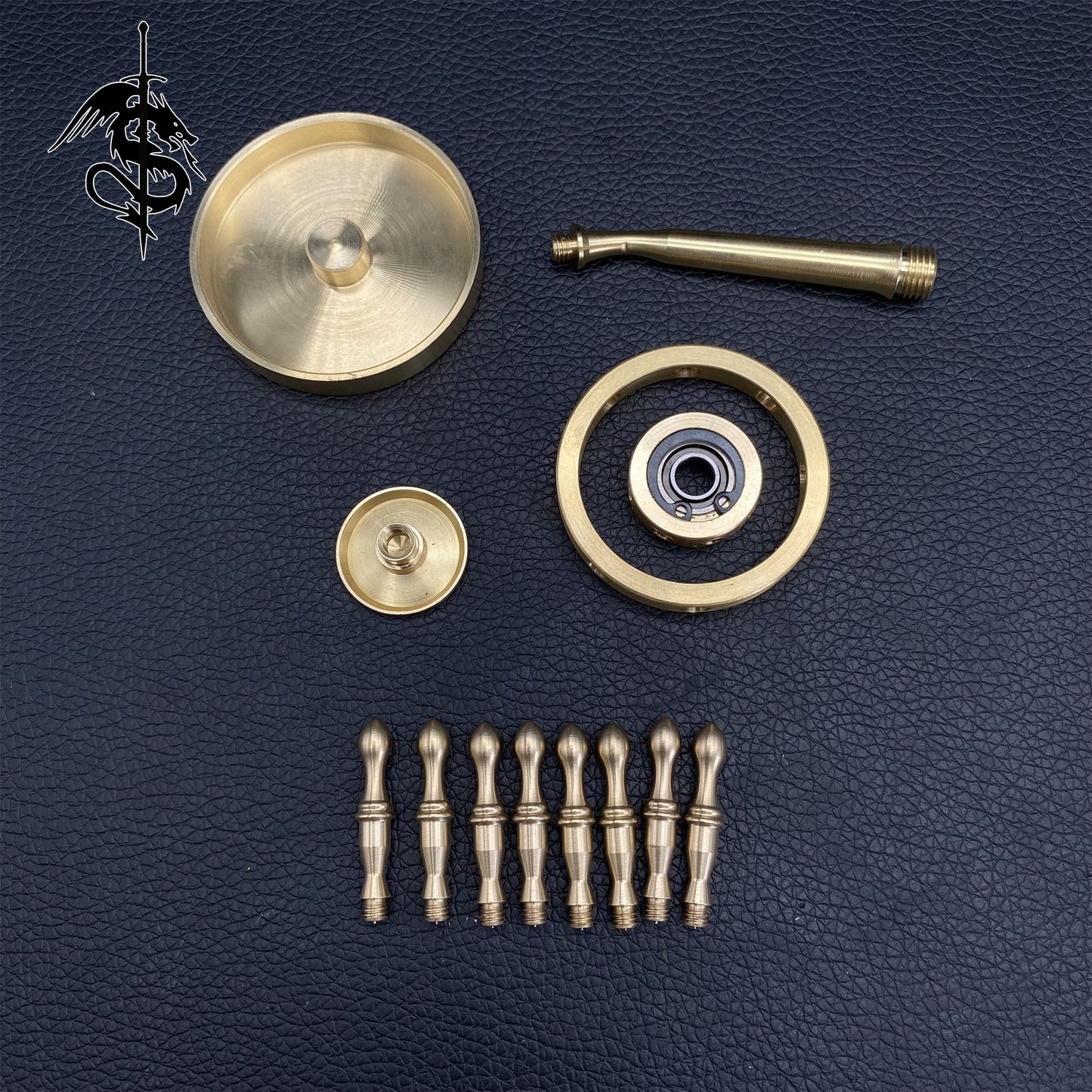 Brass Rotating Rudder Toy