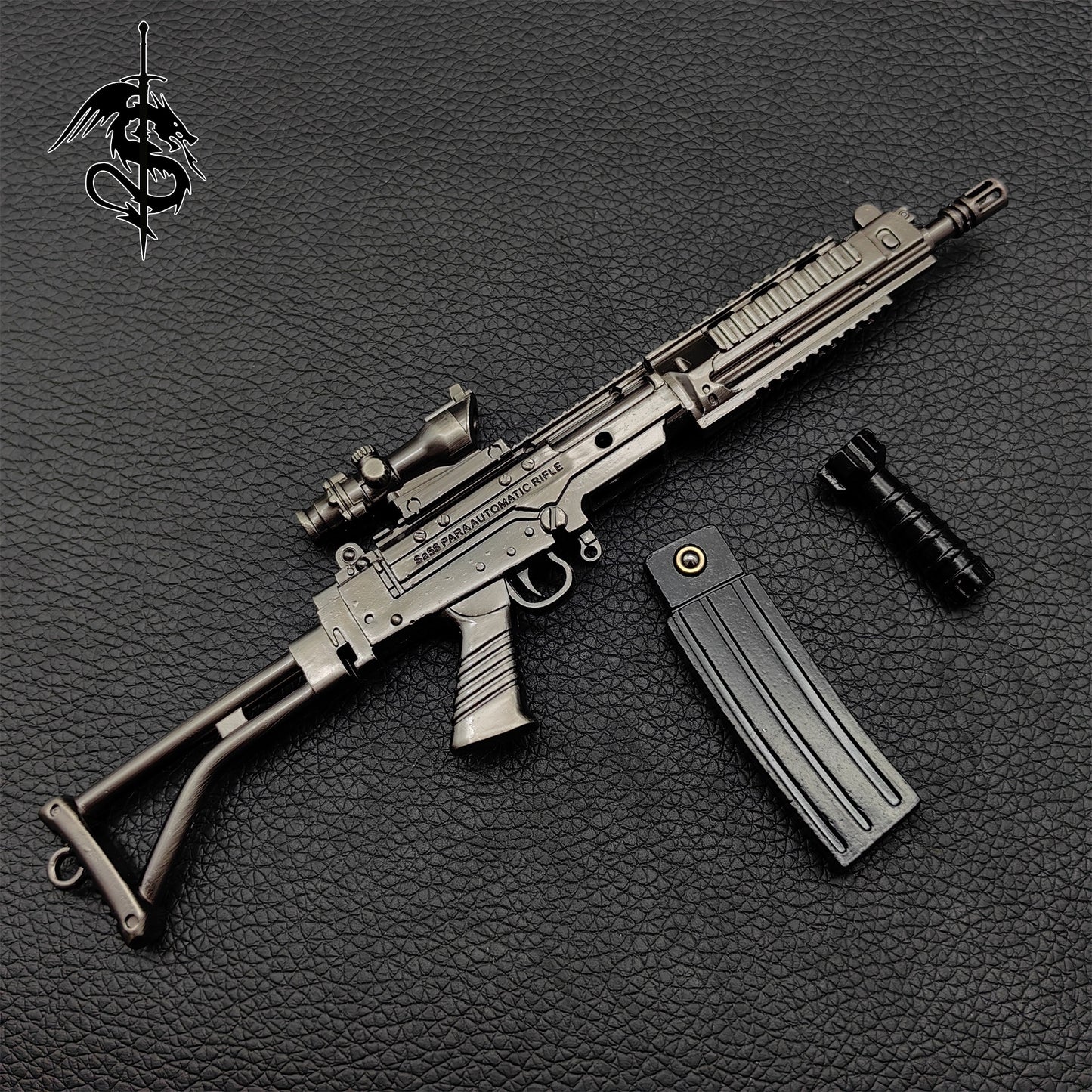 SA58 Para Gun Miniature Metal Tiny SA58 Tactical Carbine Replica