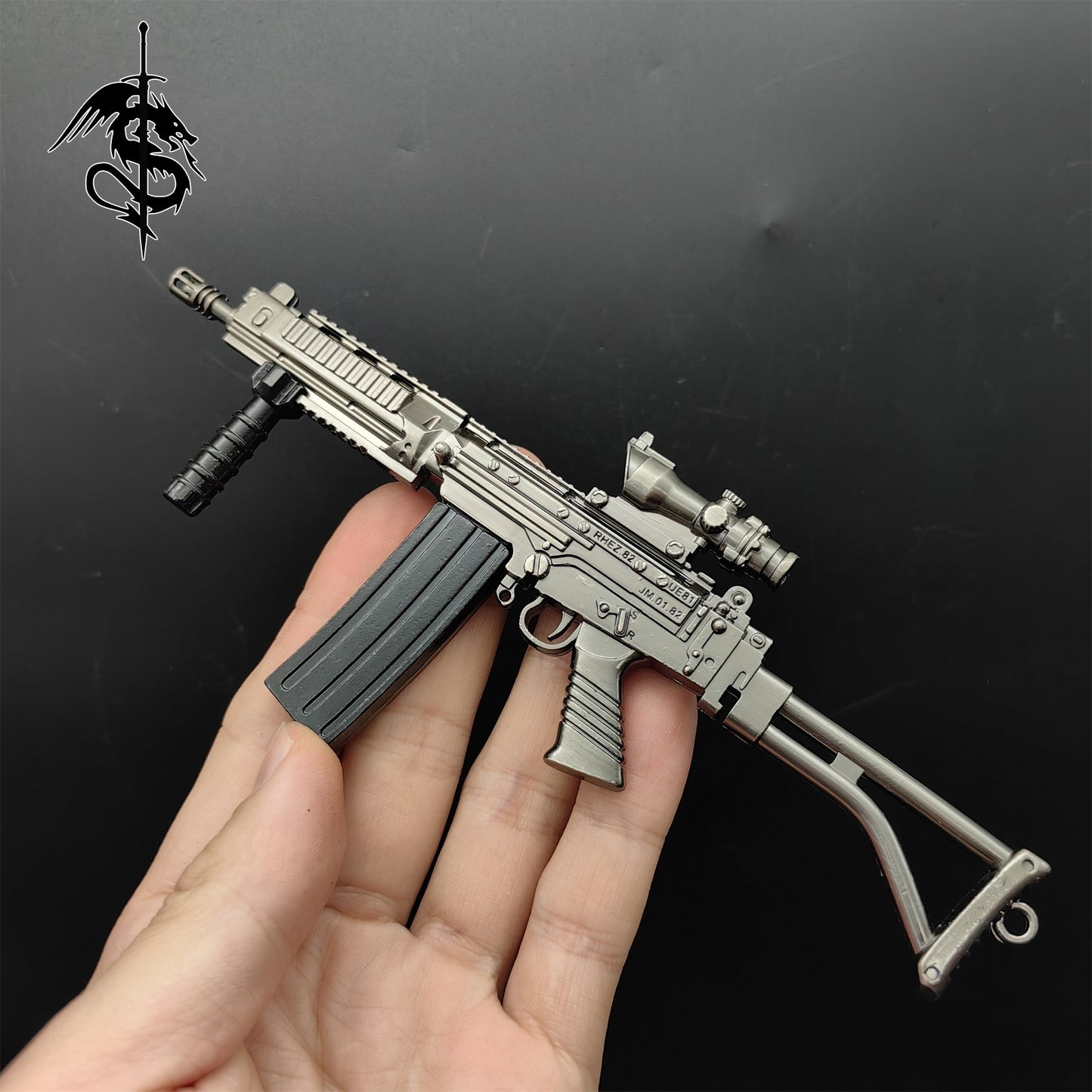 SA58 Para Gun Miniature Metal Tiny SA58 Tactical Carbine Replica