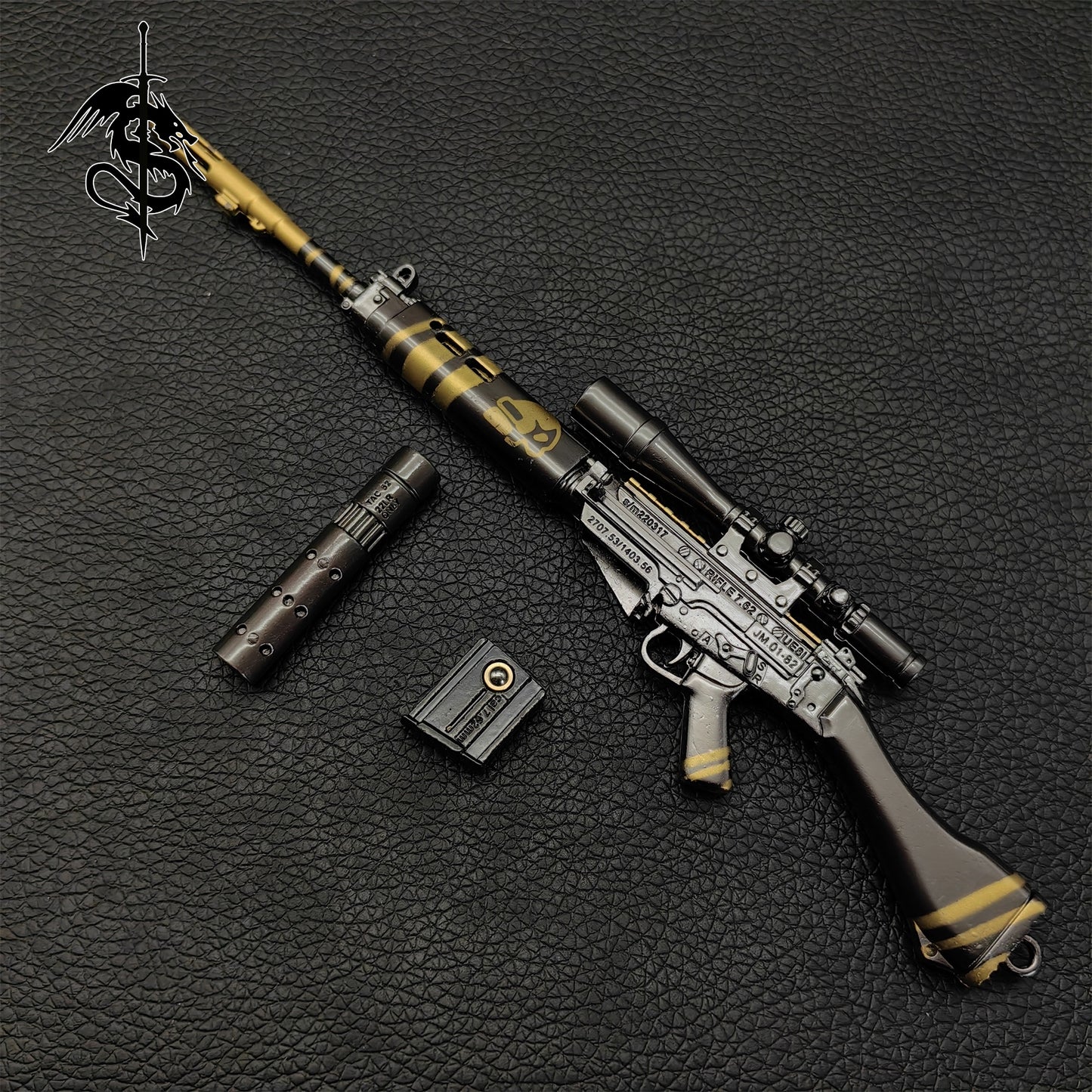 SLR Sniper Rifle DMR Designated Marksman Rifle Toy Gun Metal Replica