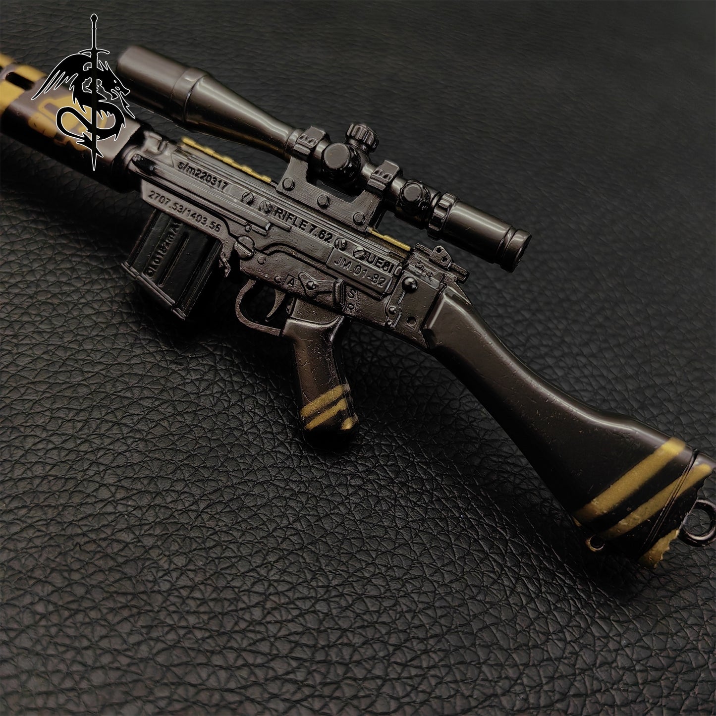 SLR Sniper Rifle DMR Designated Marksman Rifle Toy Gun Metal Replica