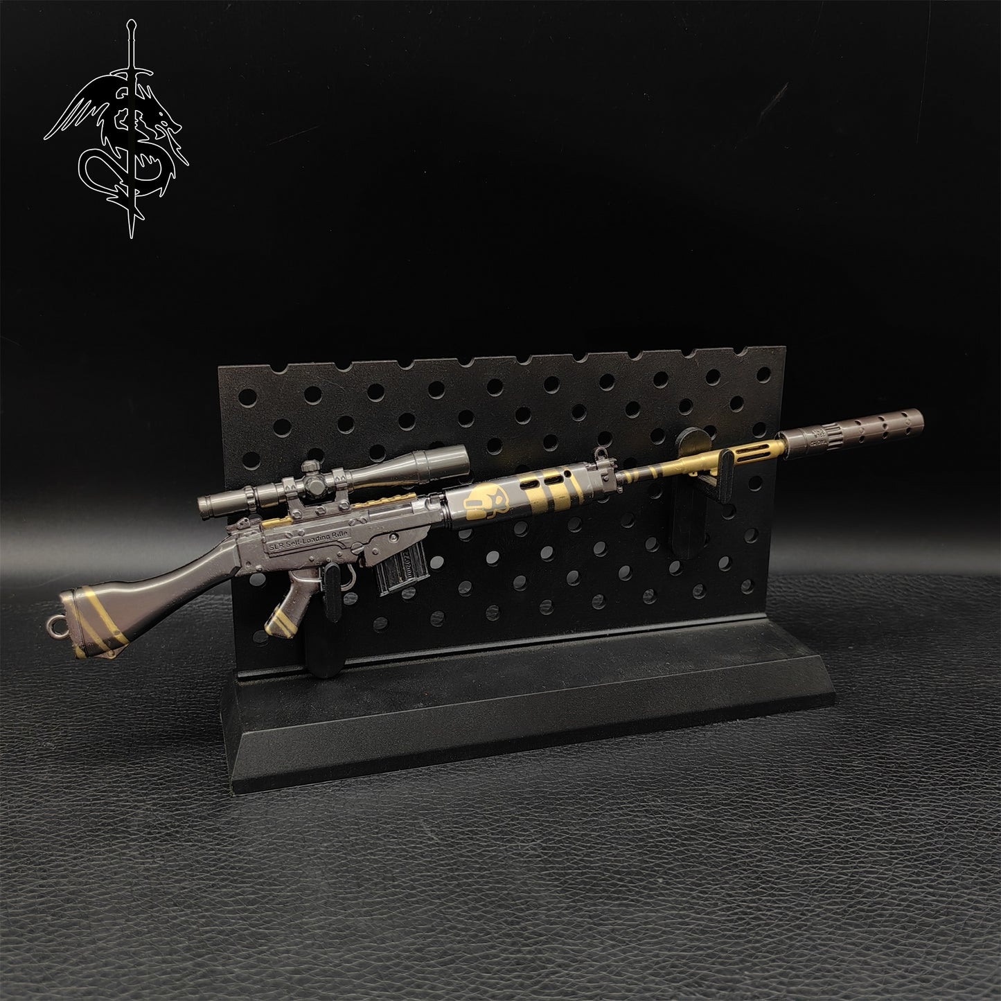 SLR Sniper Rifle DMR Designated Marksman Rifle Toy Gun Metal Replica