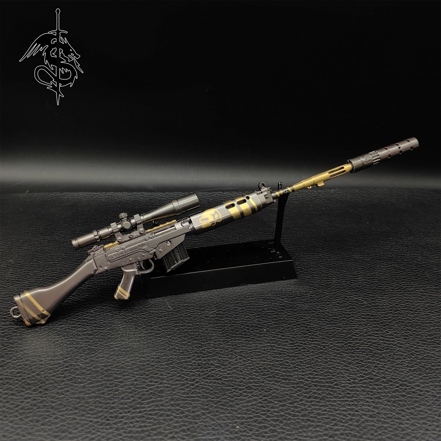 SLR Sniper Rifle DMR Designated Marksman Rifle Toy Gun Metal Replica