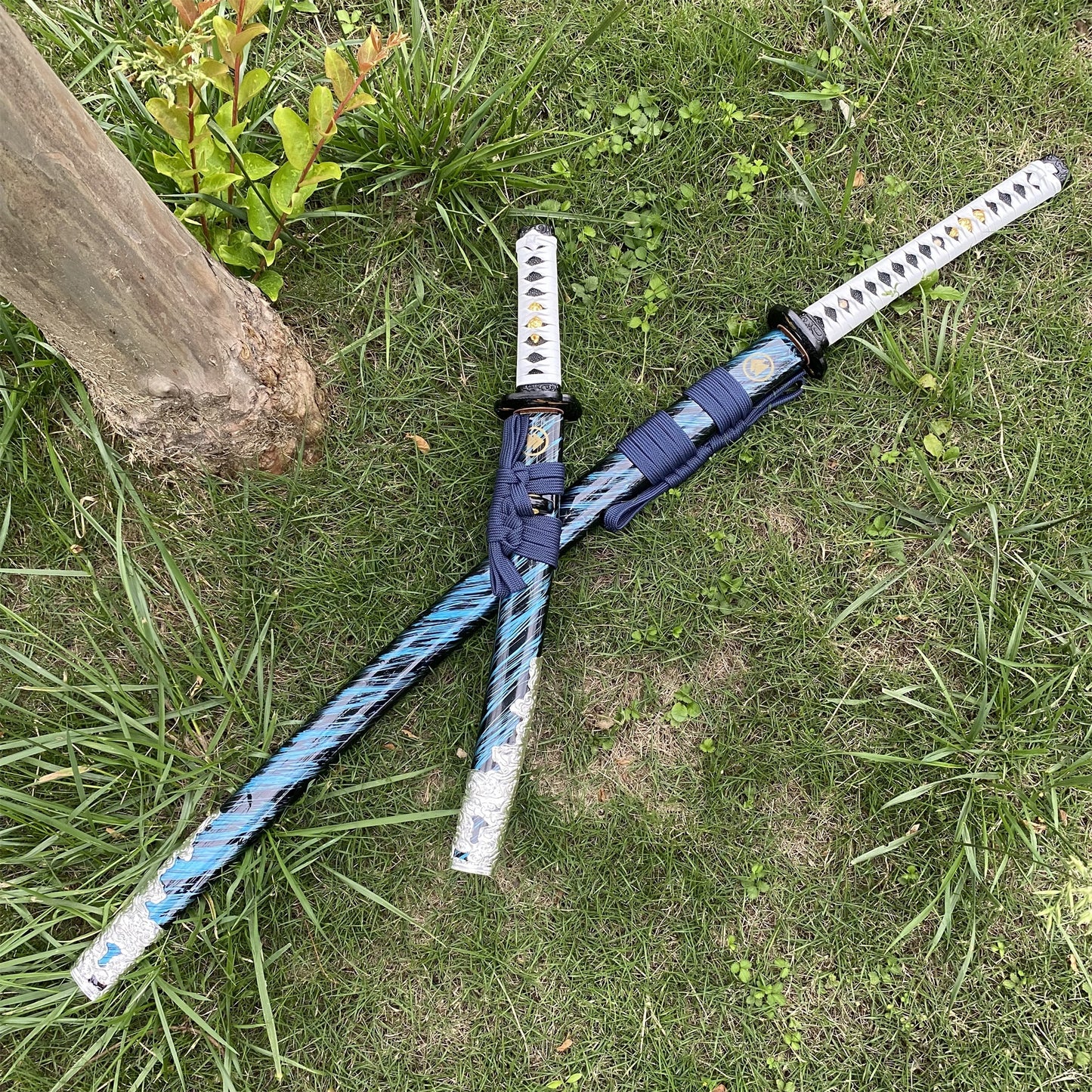 Jin Sakai Katana & Tanto Set-Damascus Steel Special Edition