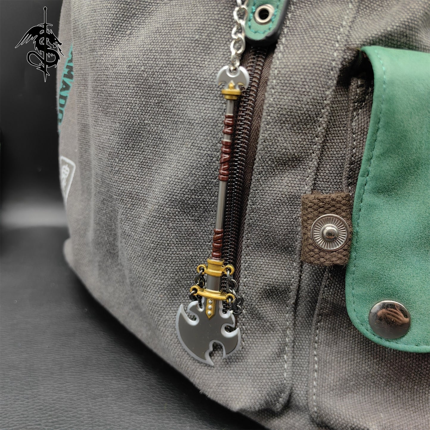 Metal Savage Lynel Spear Mini Weapon Keychain