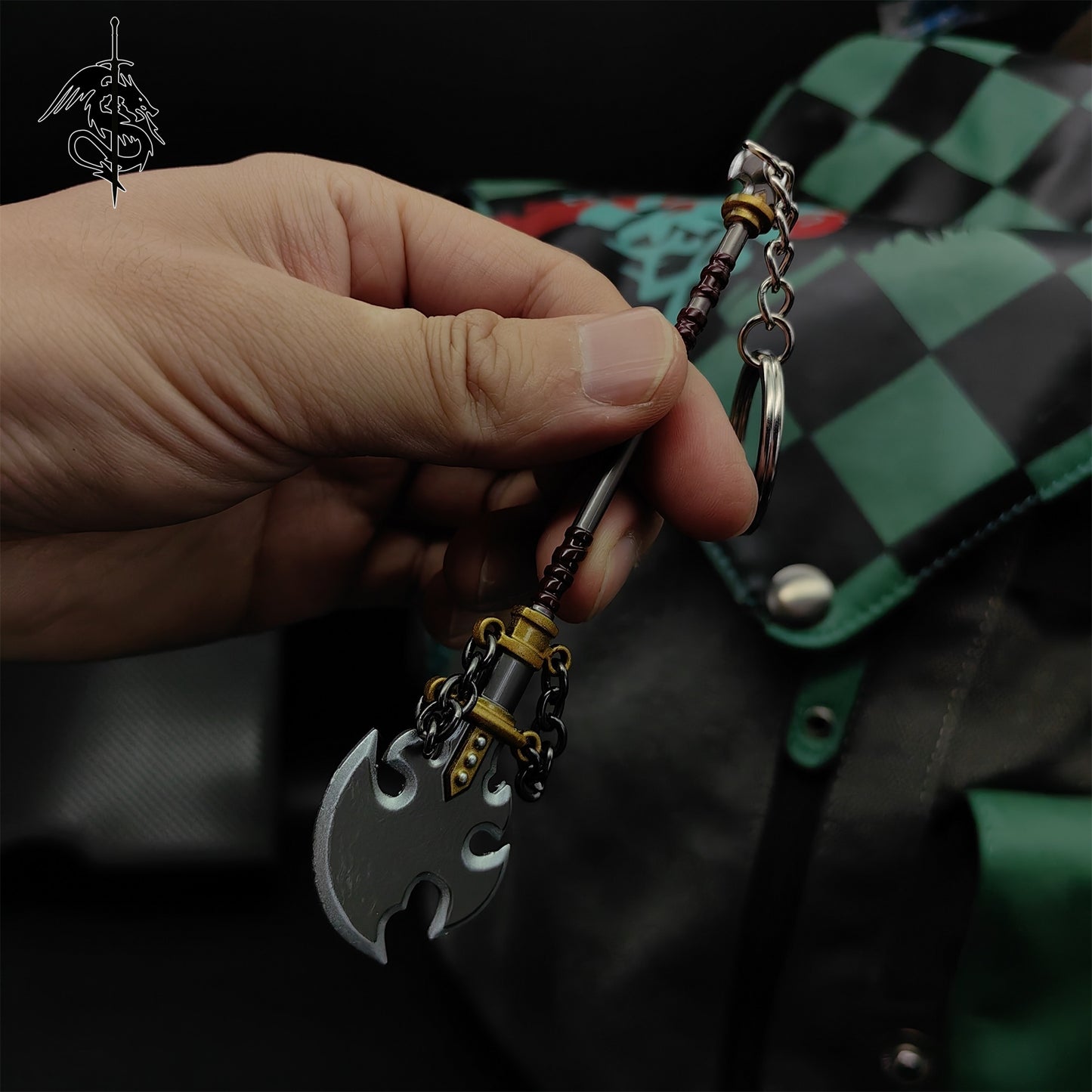 Metal Savage Lynel Spear Mini Weapon Keychain