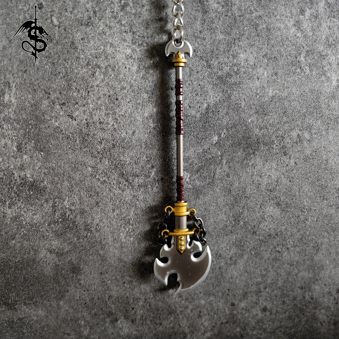 Metal Savage Lynel Spear Mini Weapon Keychain