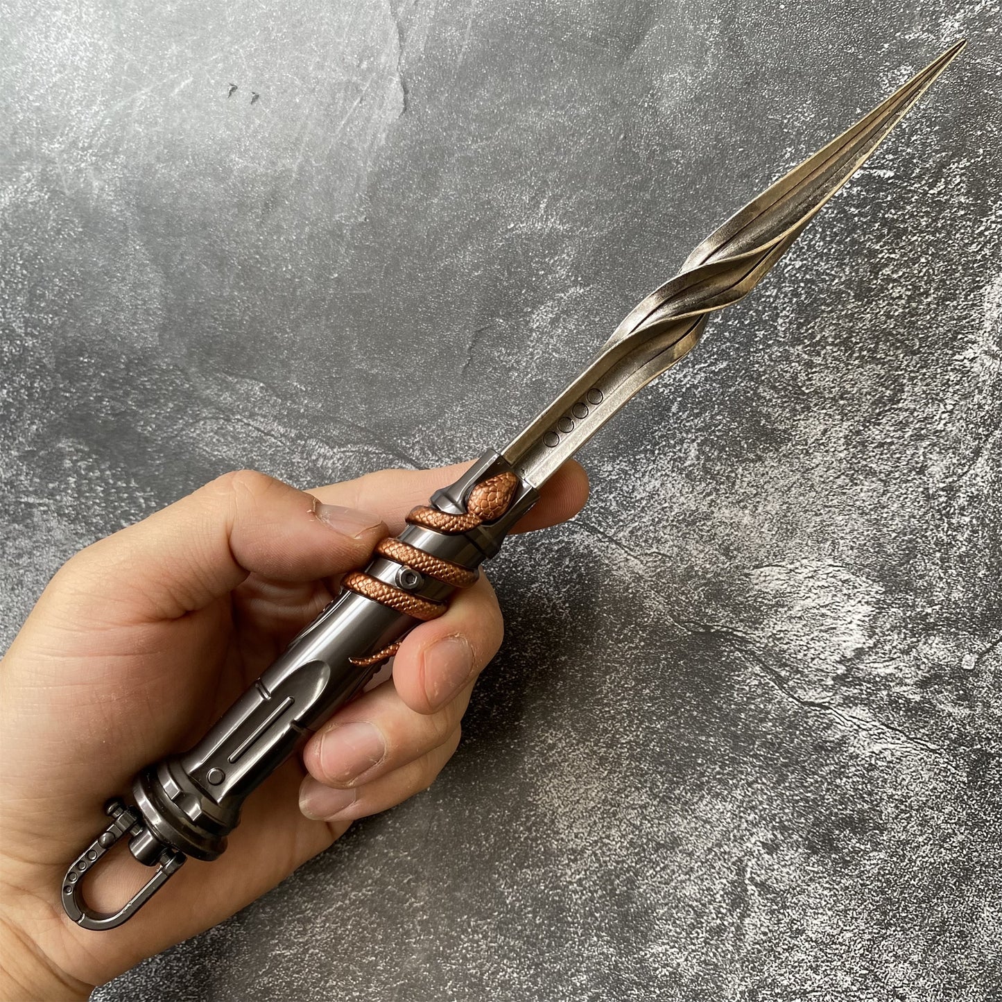 Mini Serrated Armor-Piercing Dagger Metal Replica