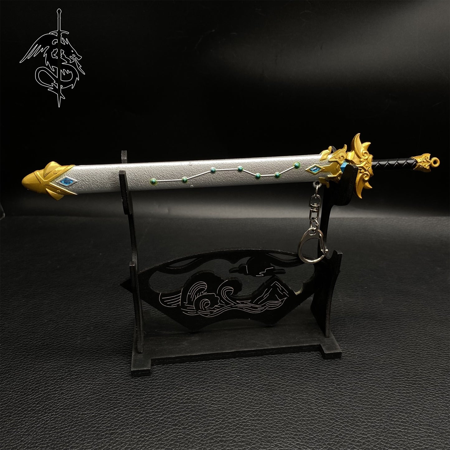 Ancient China Seven Star Sword Display Collection Metal Replica