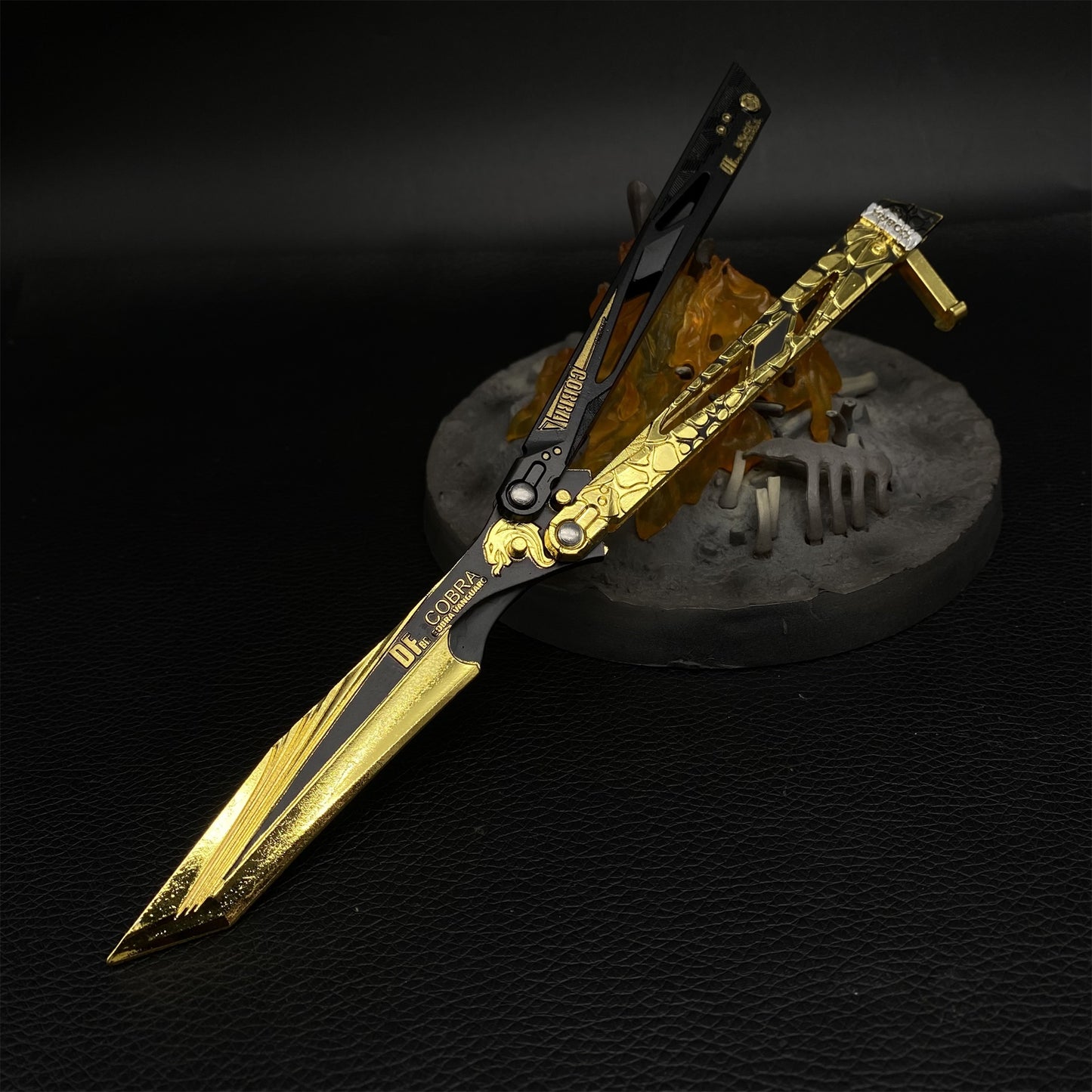 DF Game Cobra Vanguard Butterfly Knife Metal Replica