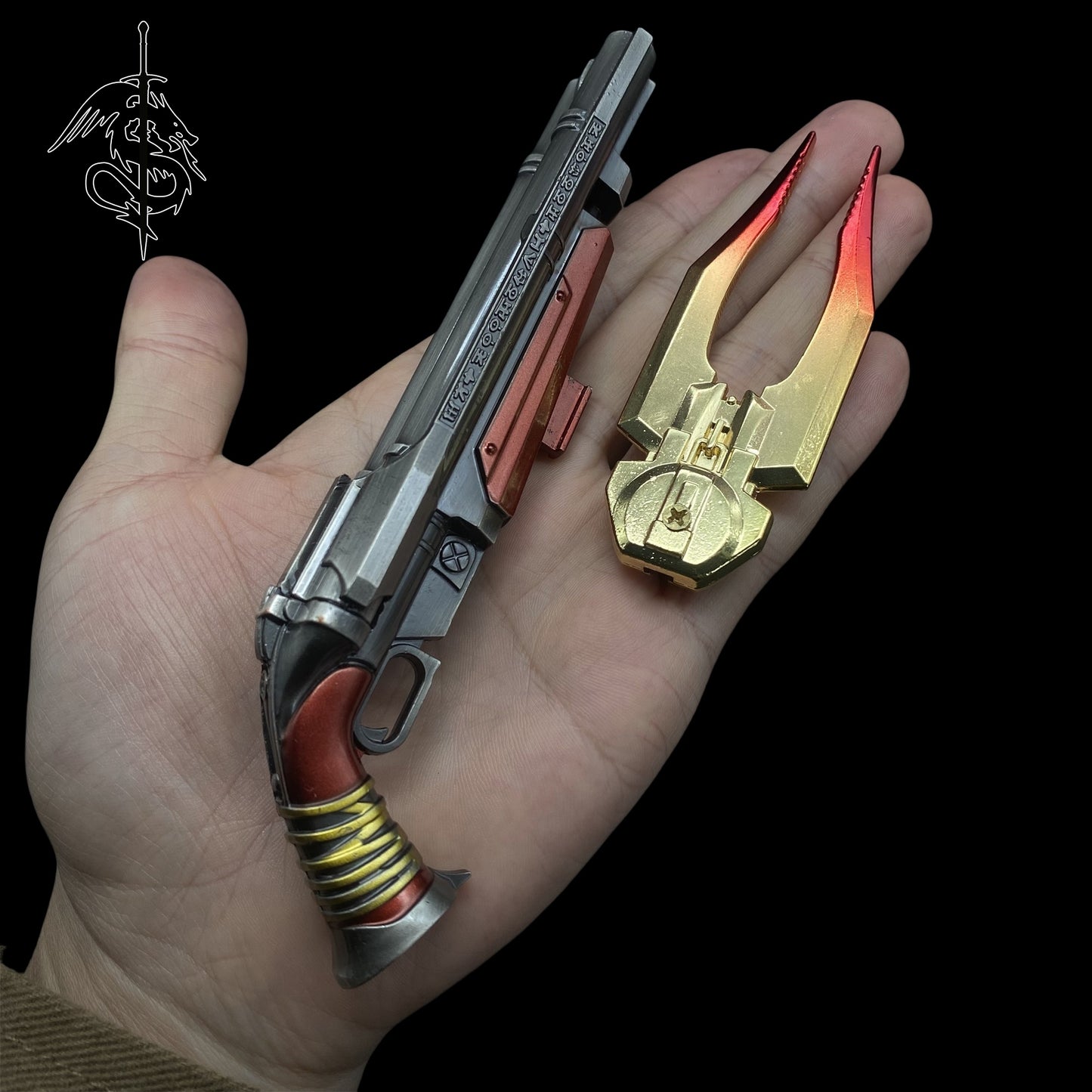 Metal Crucible Sword Replica & Super Shotgun
