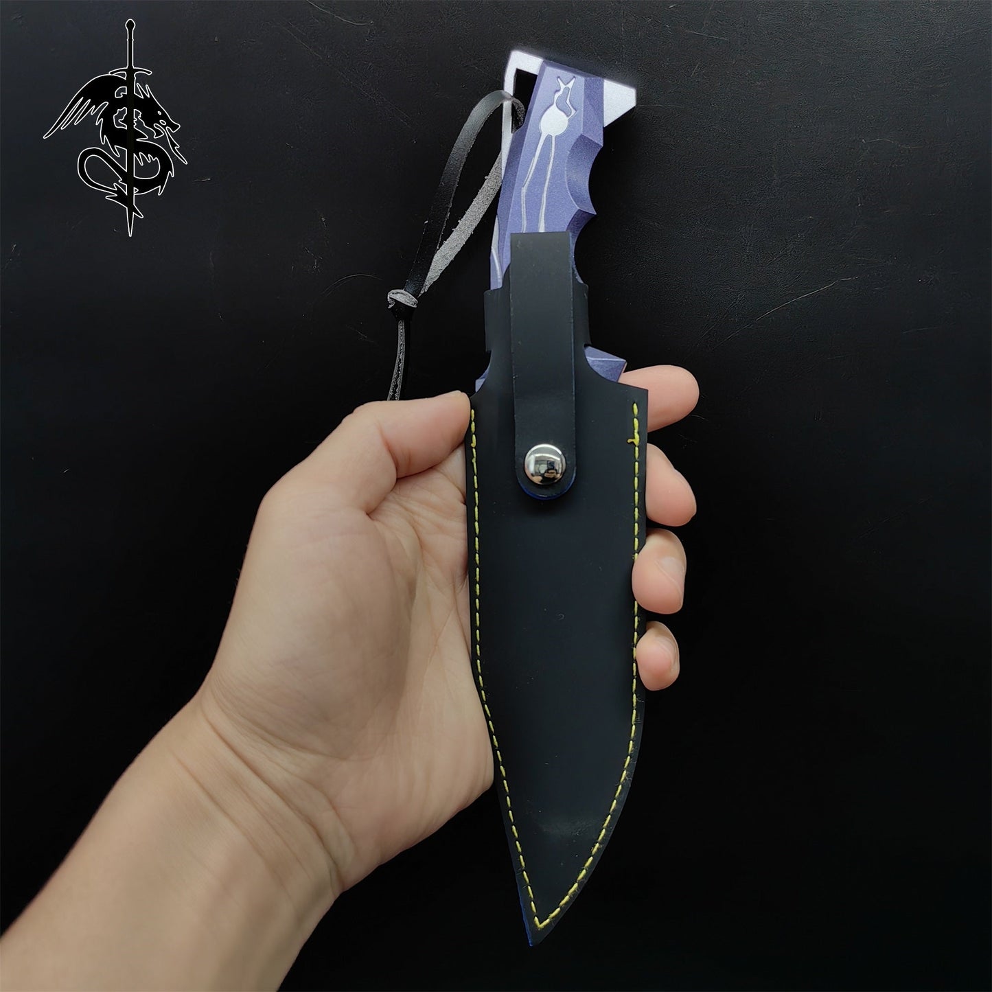 Metal Smite Knife Blunt Blade Game Knife