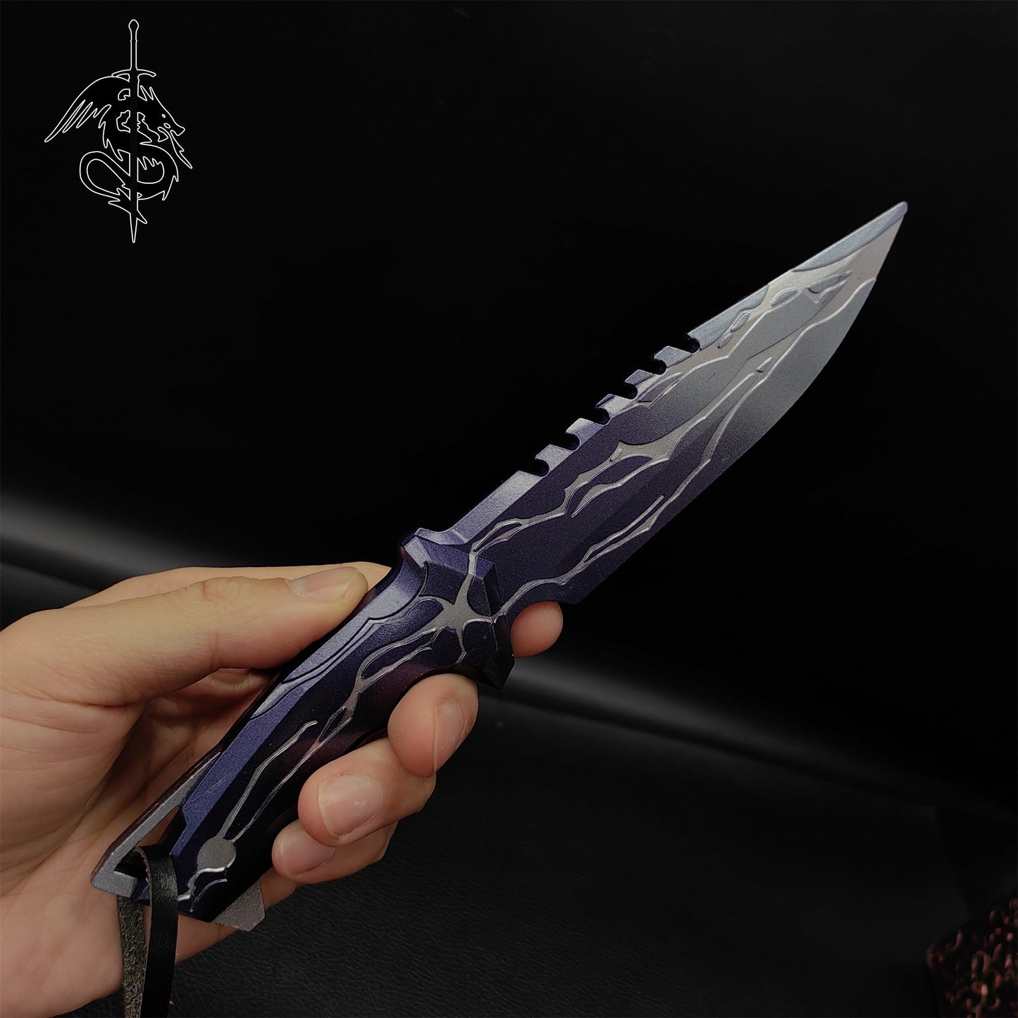 Metal Smite Knife Blunt Blade Game Knife