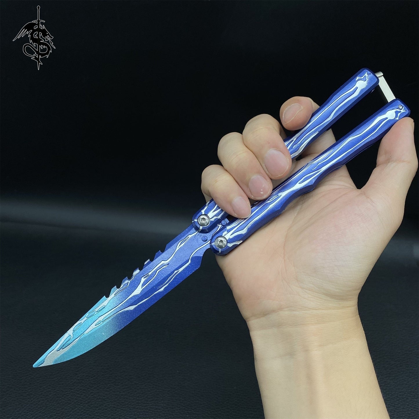 Metal Smite Knife Blunt Blade Balisong Trainer