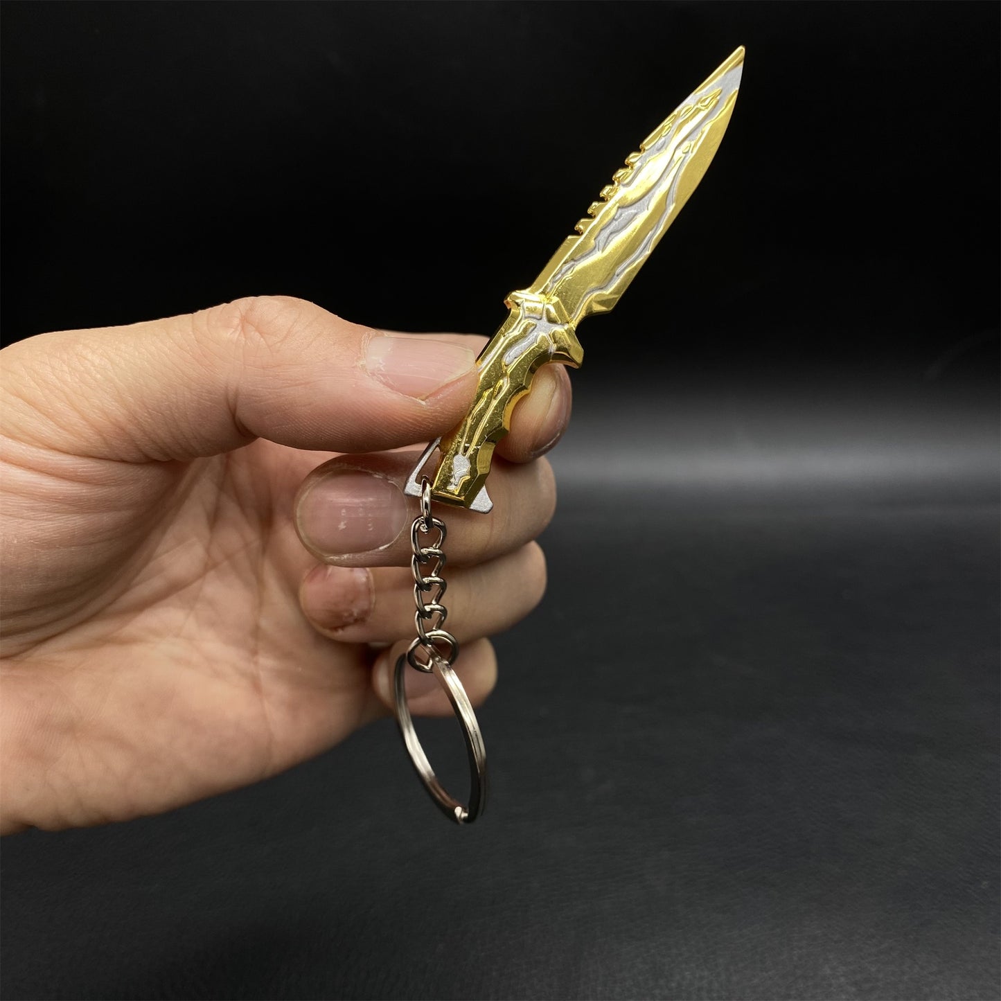 Metal Mini Smite Knife Keychain