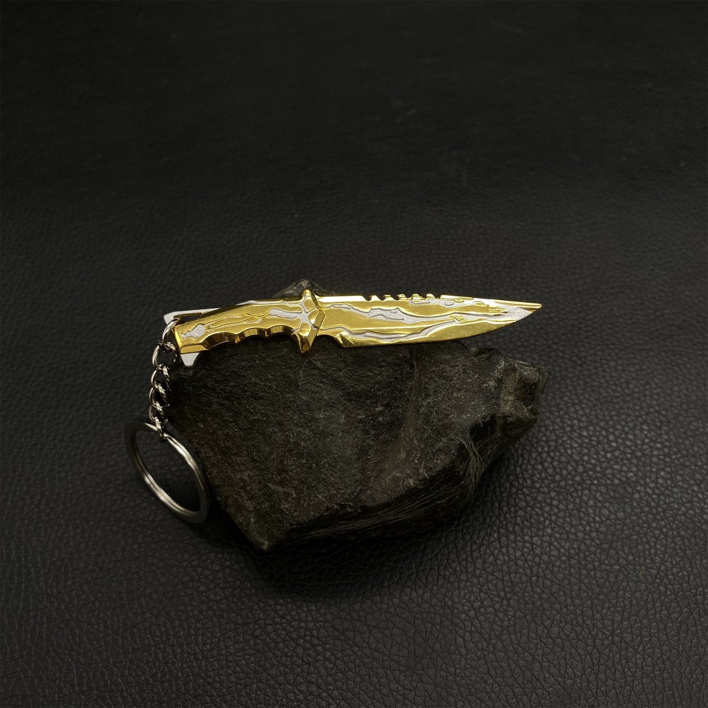 Metal Mini Smite Knife Keychain