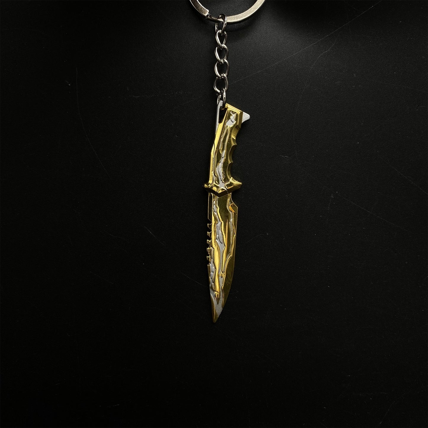 Metal Mini Smite Knife Keychain